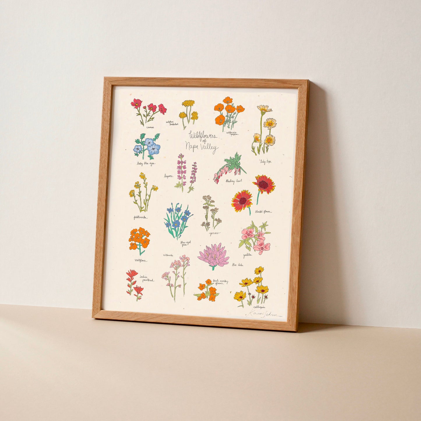 Wildflowers of Napa Valley Art Print