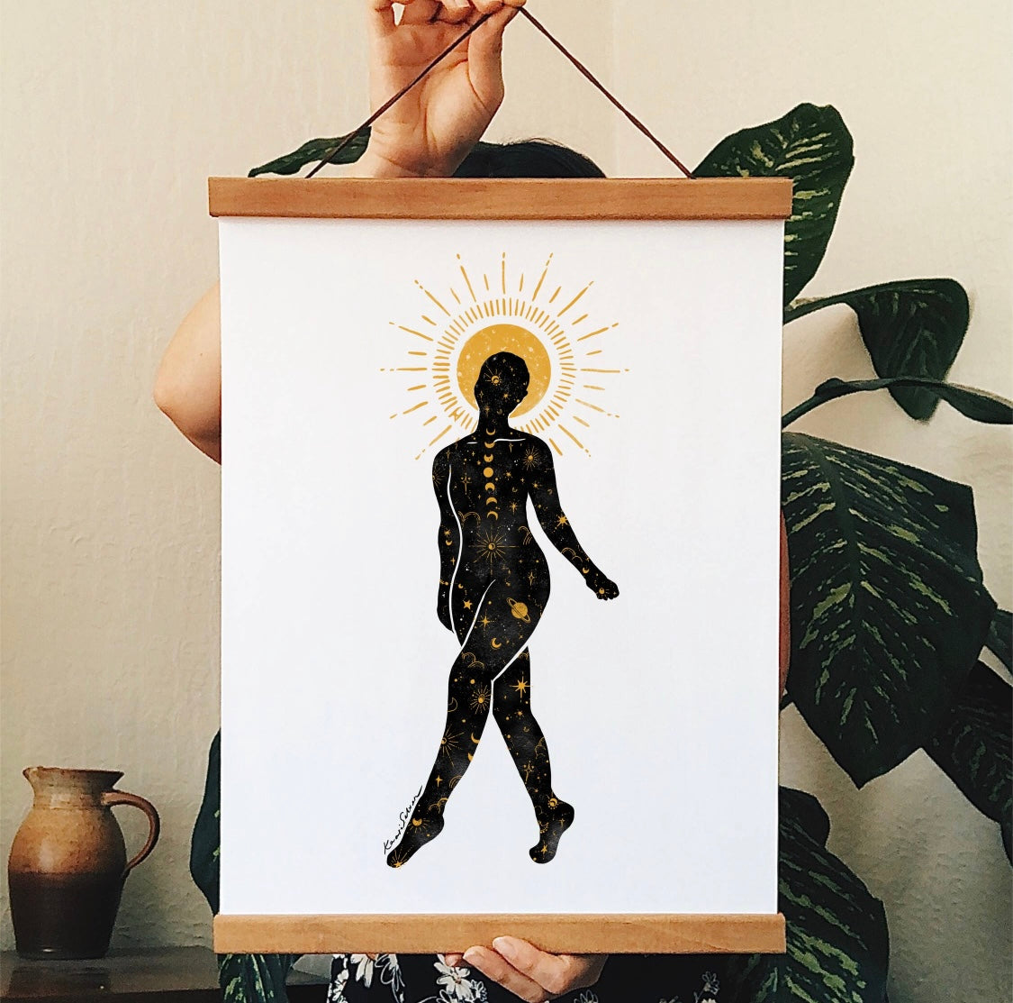Celestial Woman Art Print