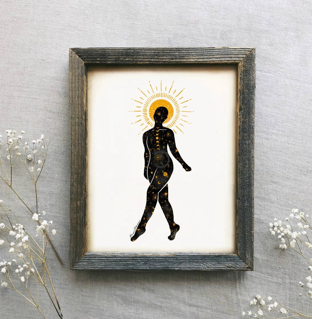 Celestial Woman Art Print
