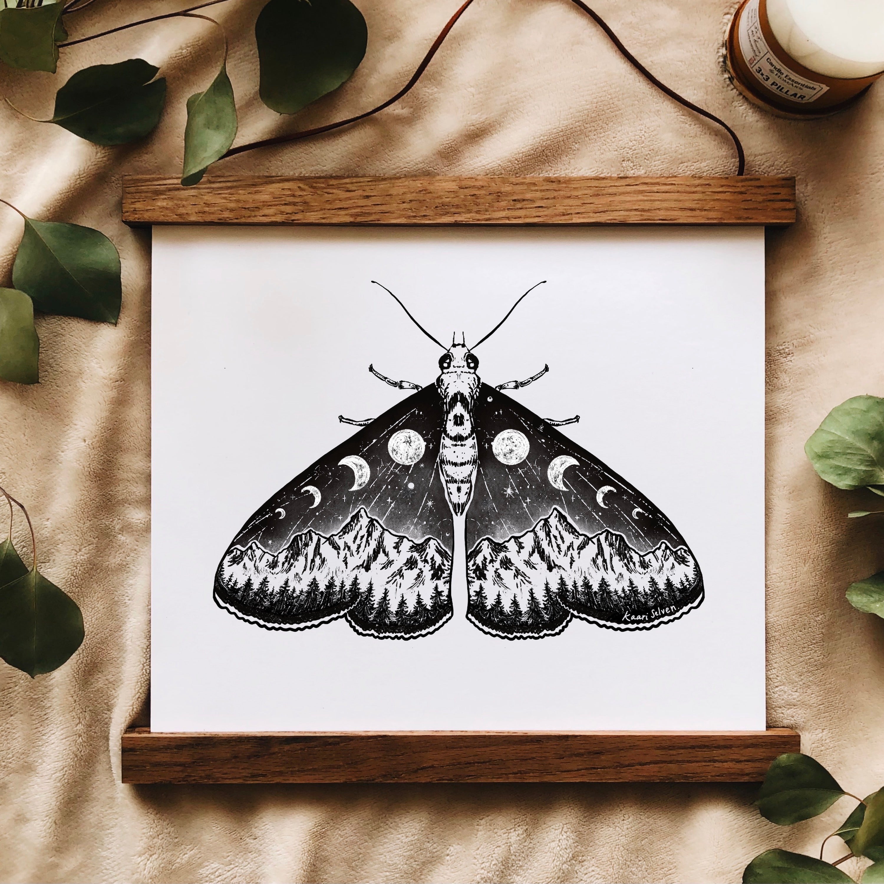 Mountain Moth Art Print