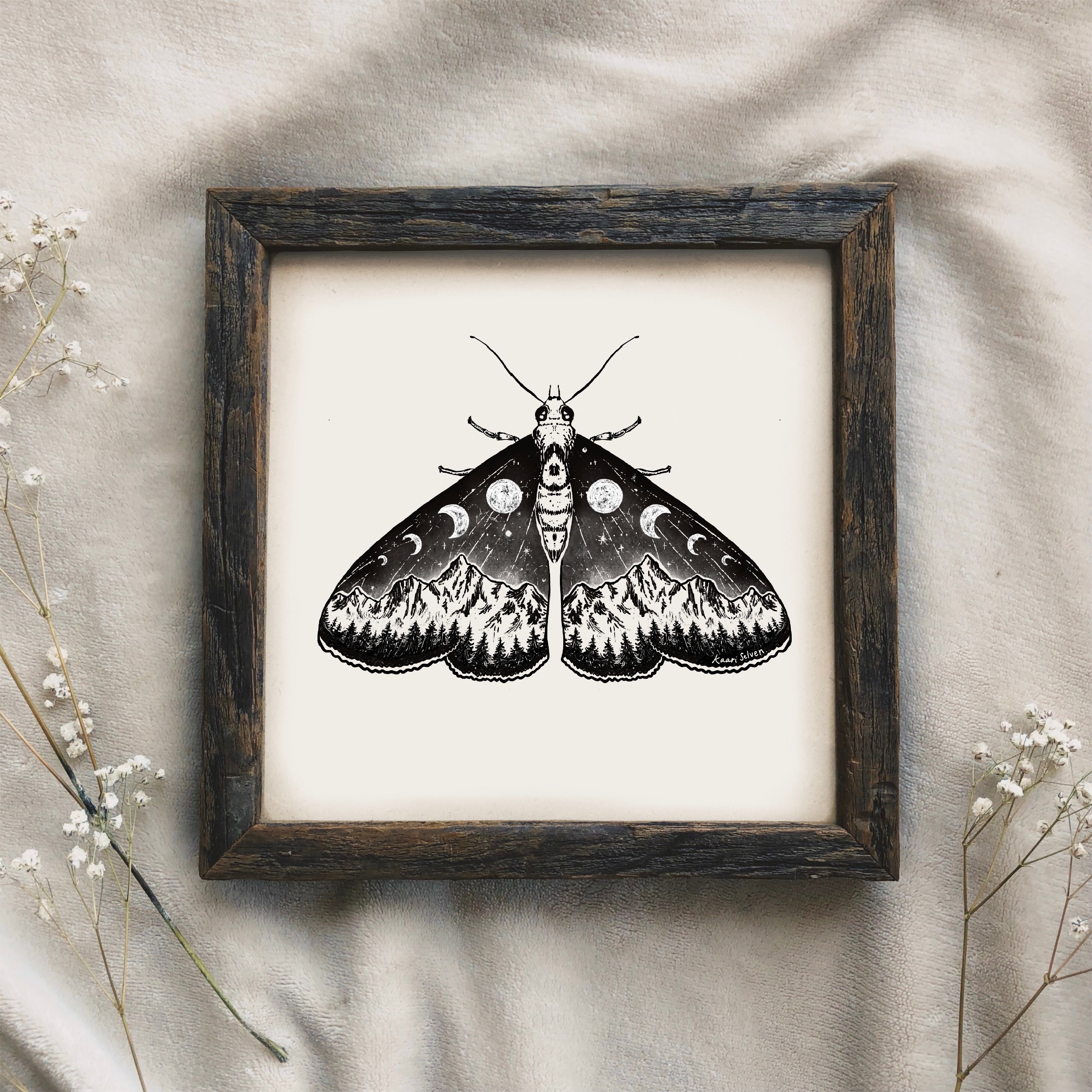 Mountain Moth Art Print