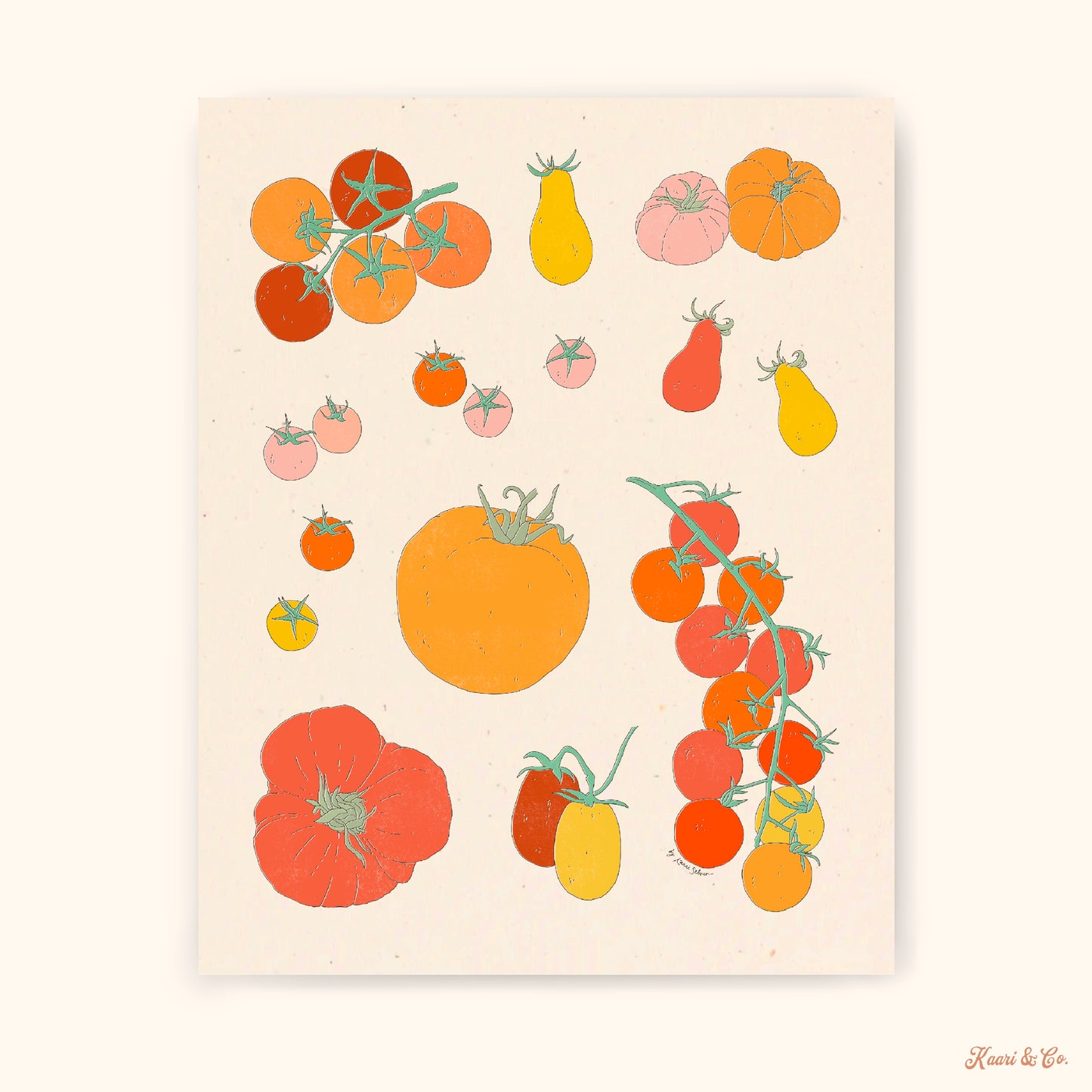 Just Tomatoes Art Print