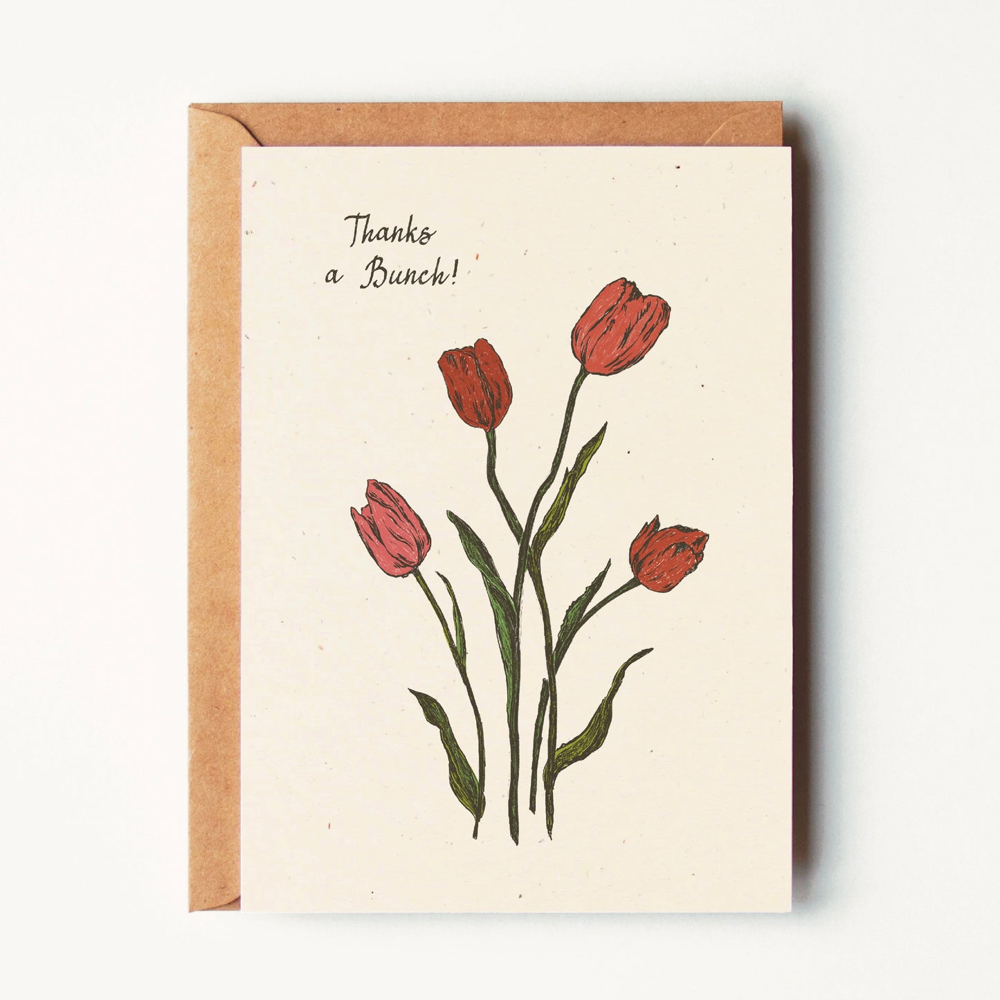 Thanks a Bunch - Tulips - Greeting Card