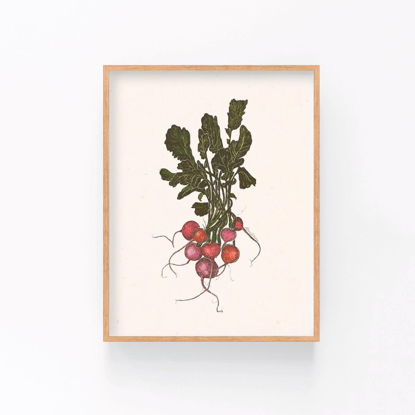 Bunch of Radishes Art Print - Open Edition