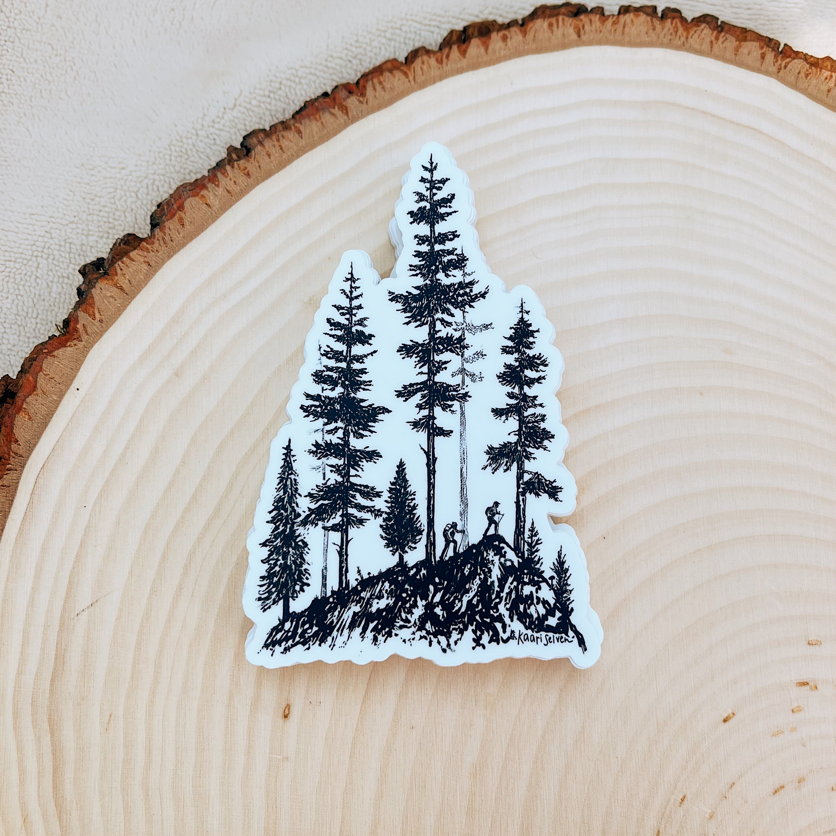 Forest Wandering Vinyl Sticker