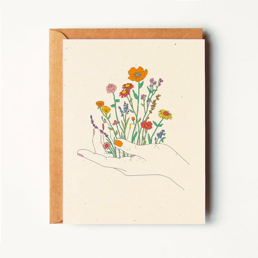 Wildflowers in Hand - Everyday Greeting Card