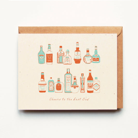 Cheers to You Dad Greeting Card