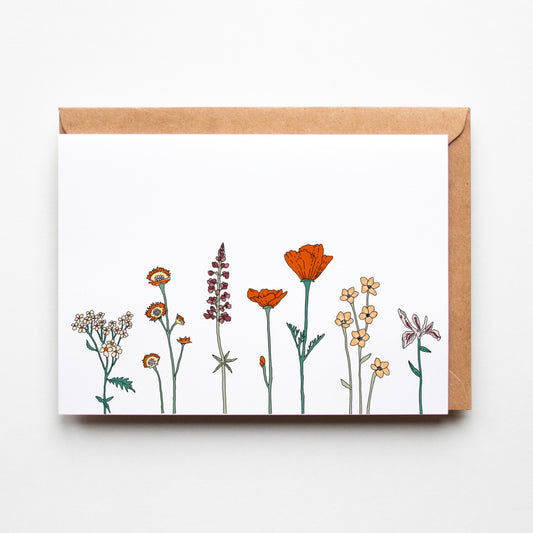 Wildflower Growth - Everyday Greeting Card