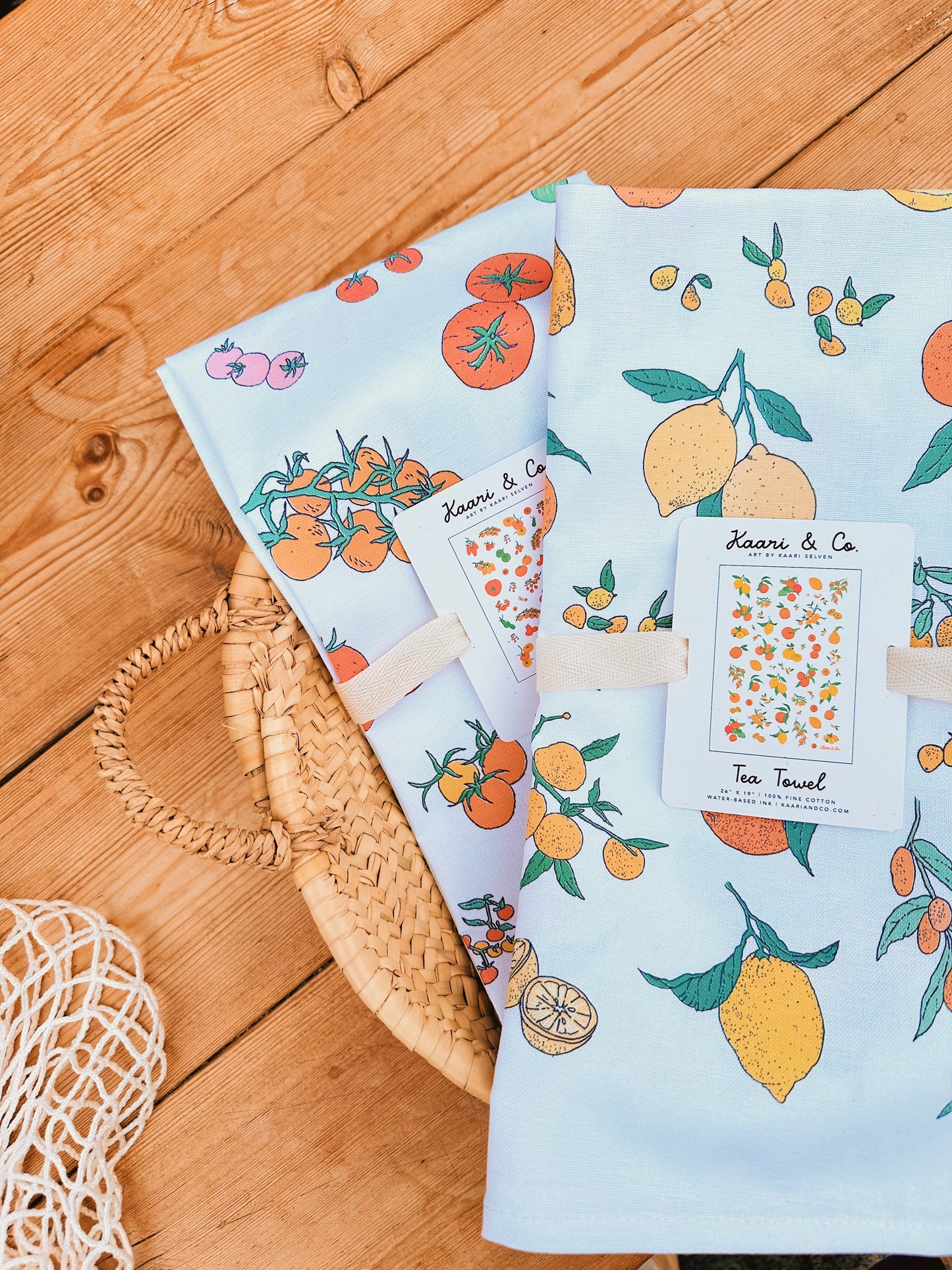 Set of Two Tea Towels