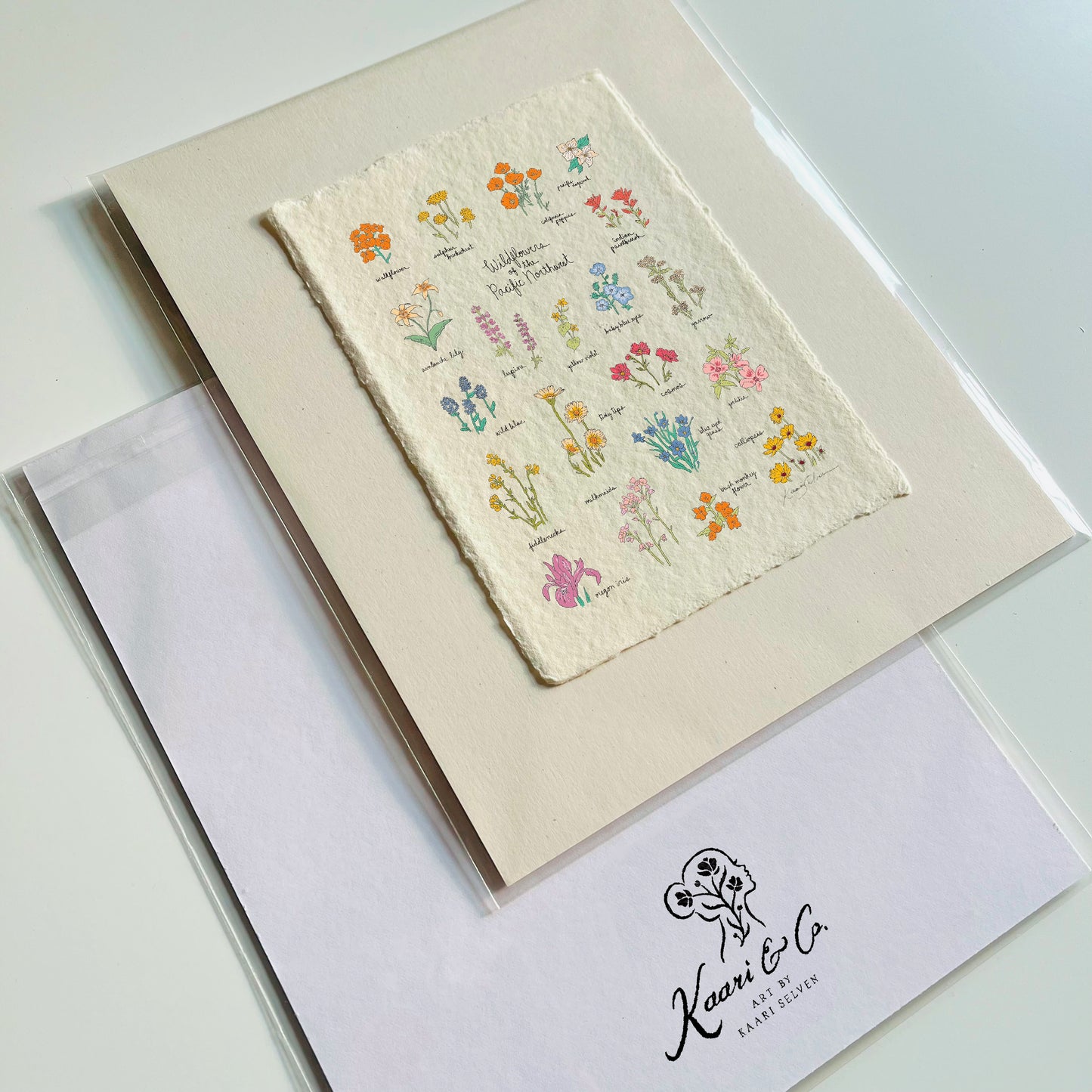 Wildflowers of the Pacific Northwest Heirloom Art Print