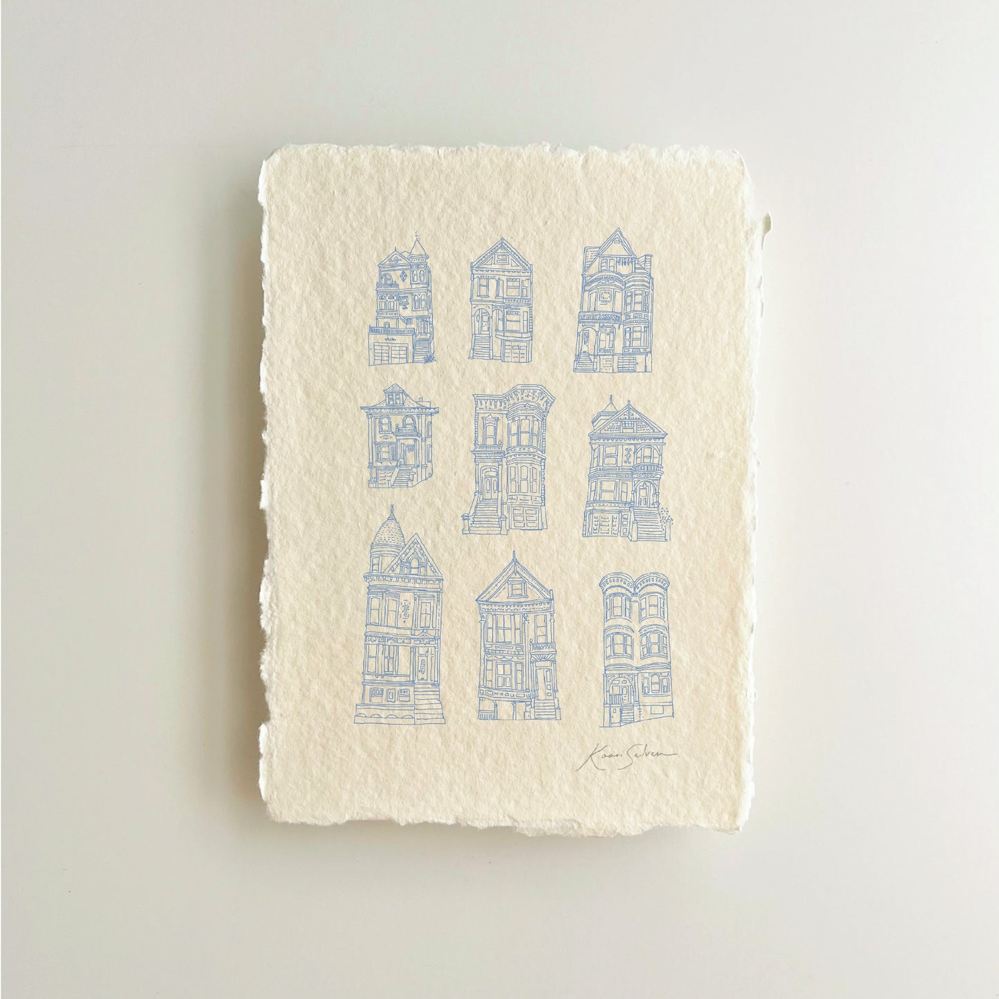 Victorian Houses of San Francisco Heirloom Art Print