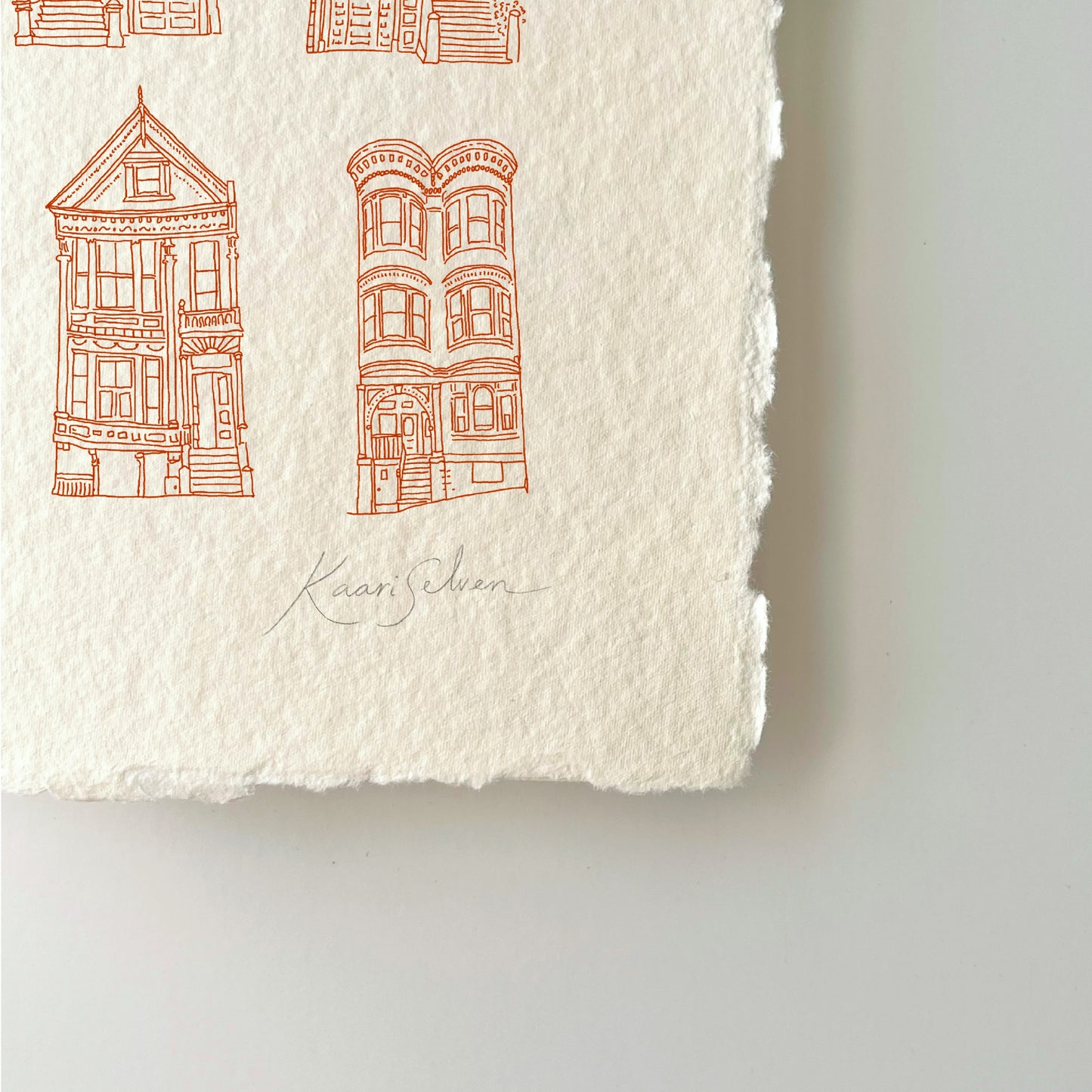 Victorian Houses of San Francisco Heirloom Art Print