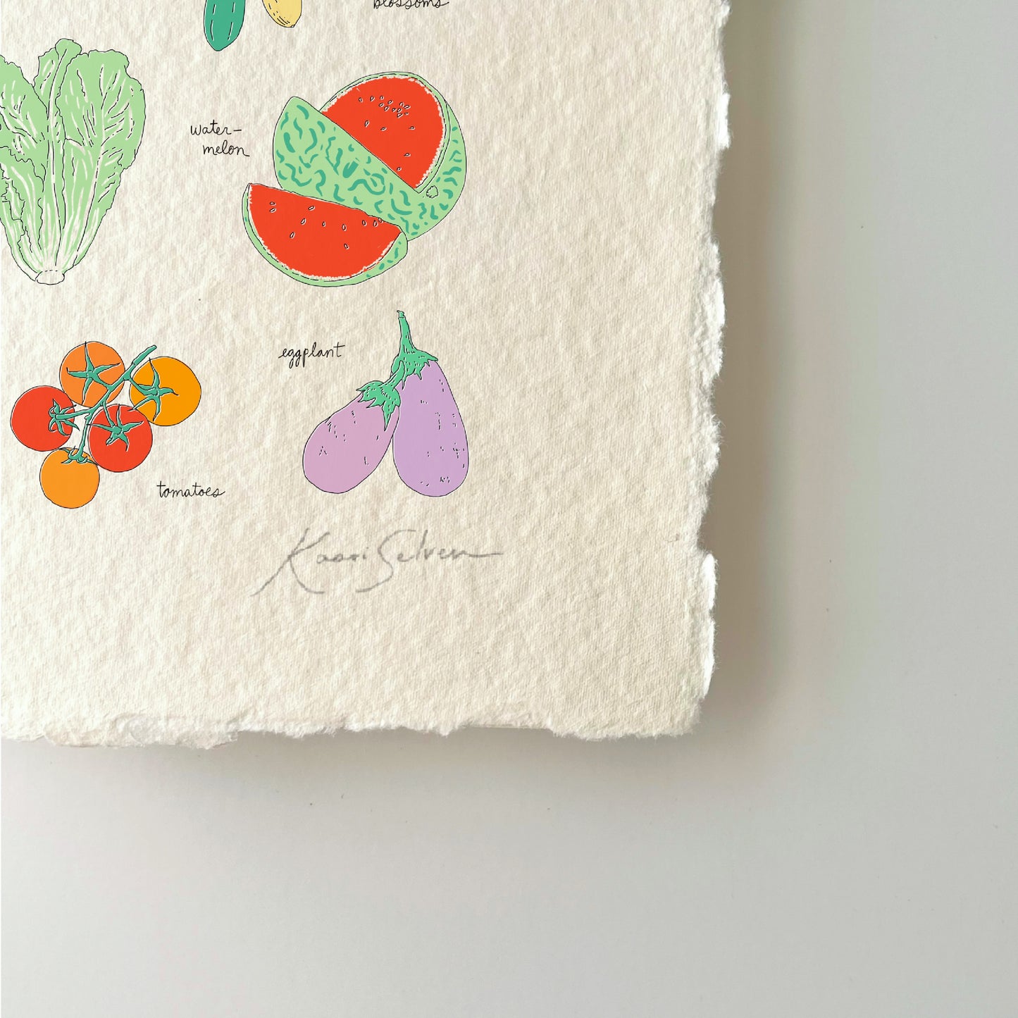 Summer Produce Heirloom Art Print