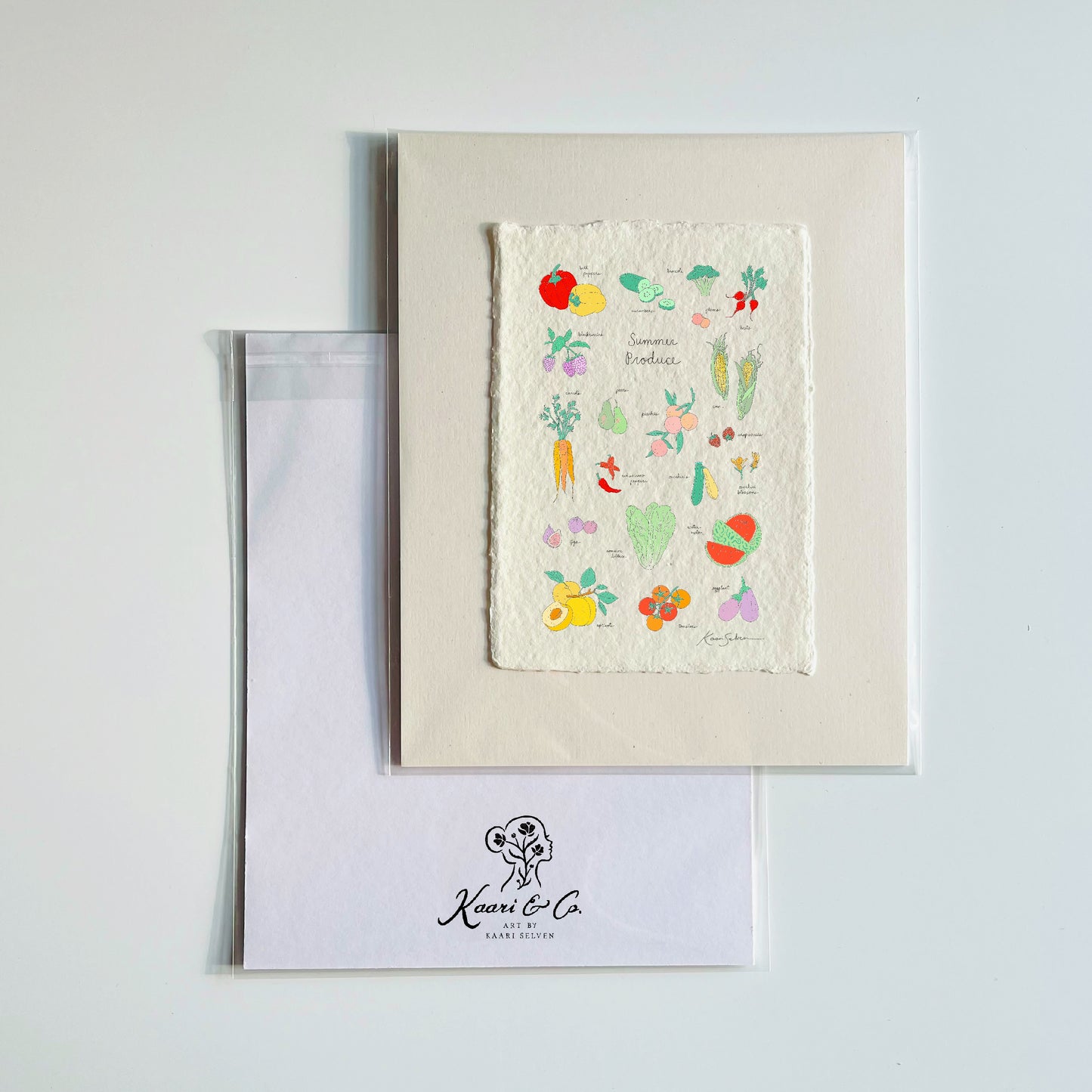 Summer Produce Heirloom Art Print