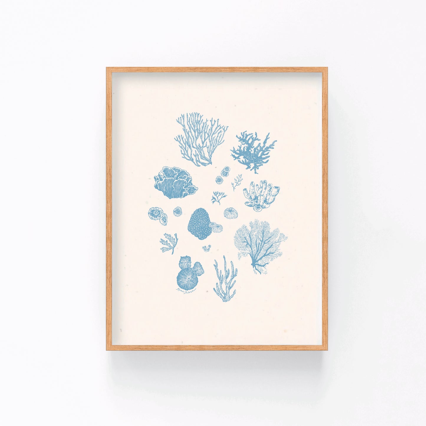 Coral Sketches II Art Print