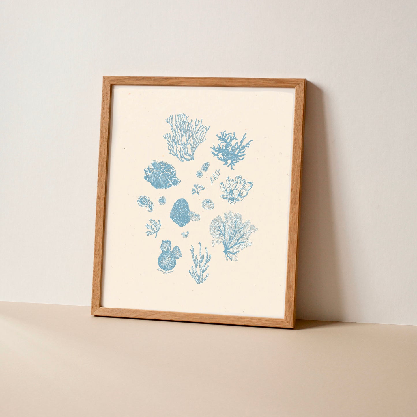 Coral Sketches II Art Print