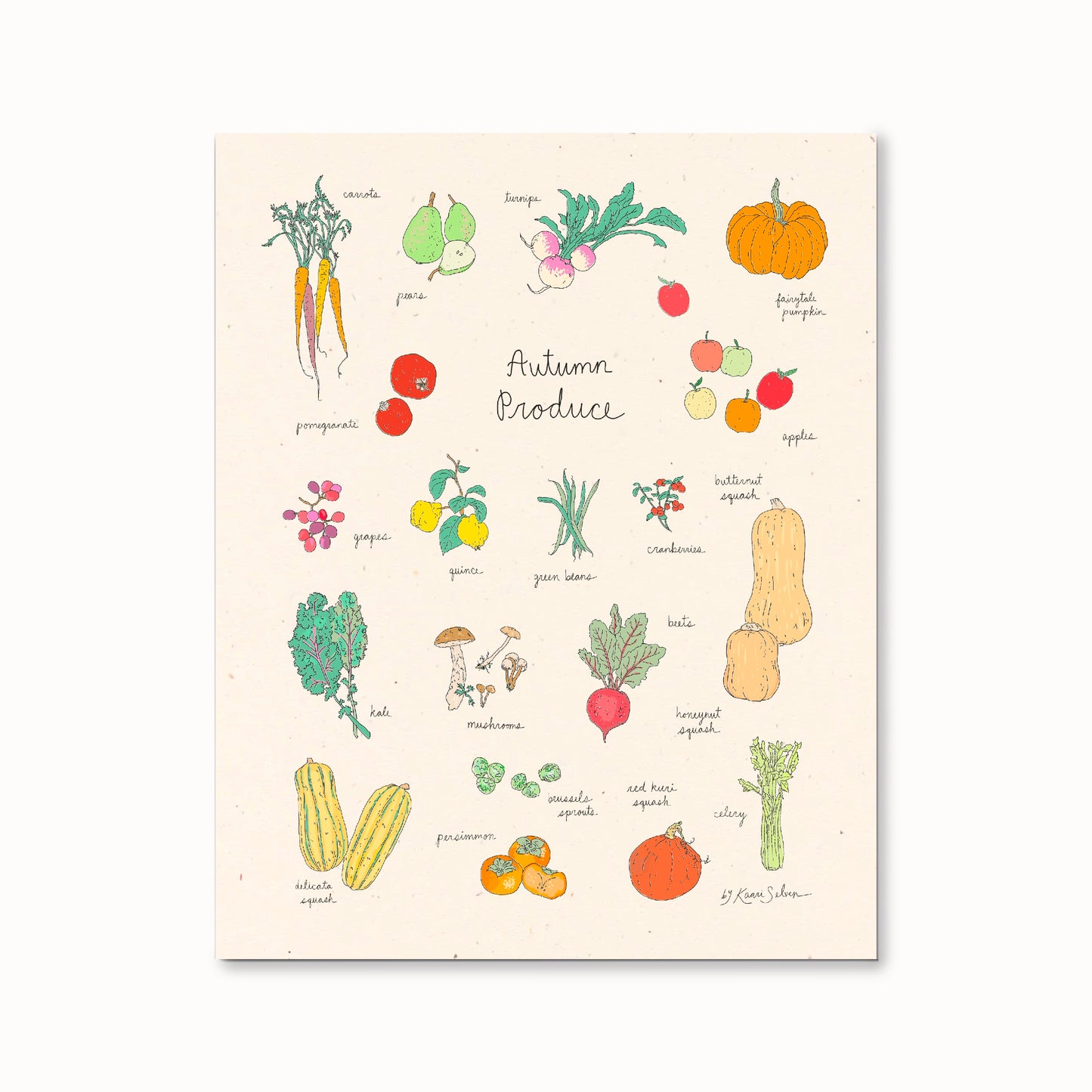 Autumn Produce Art Print