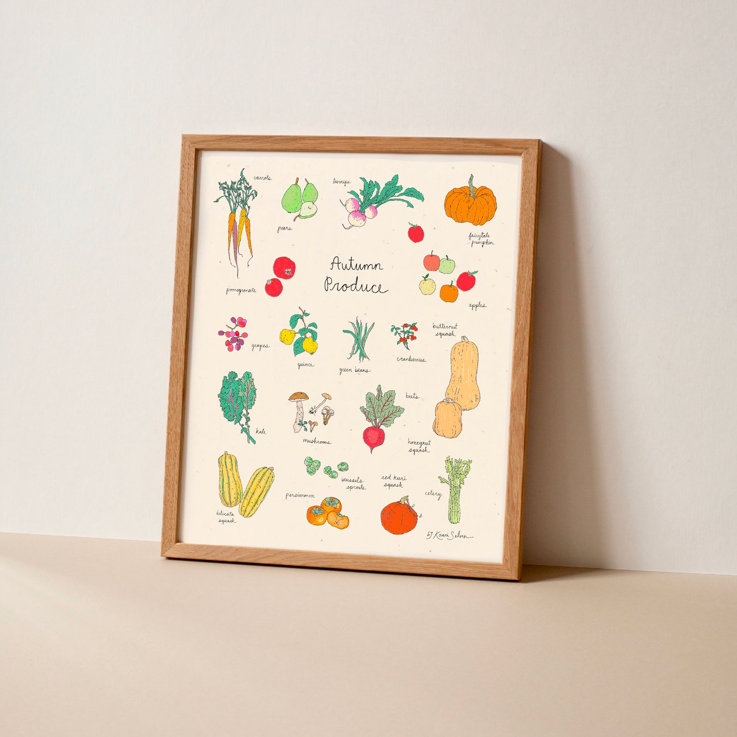 Autumn Produce Art Print