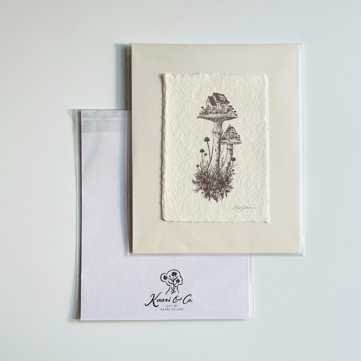 Mushroom House I Heirloom Art Print