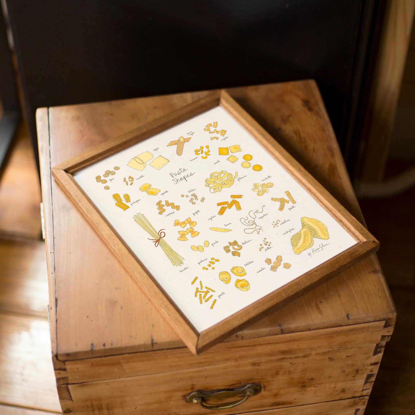 Pasta Shapes Art Print - Open Edition