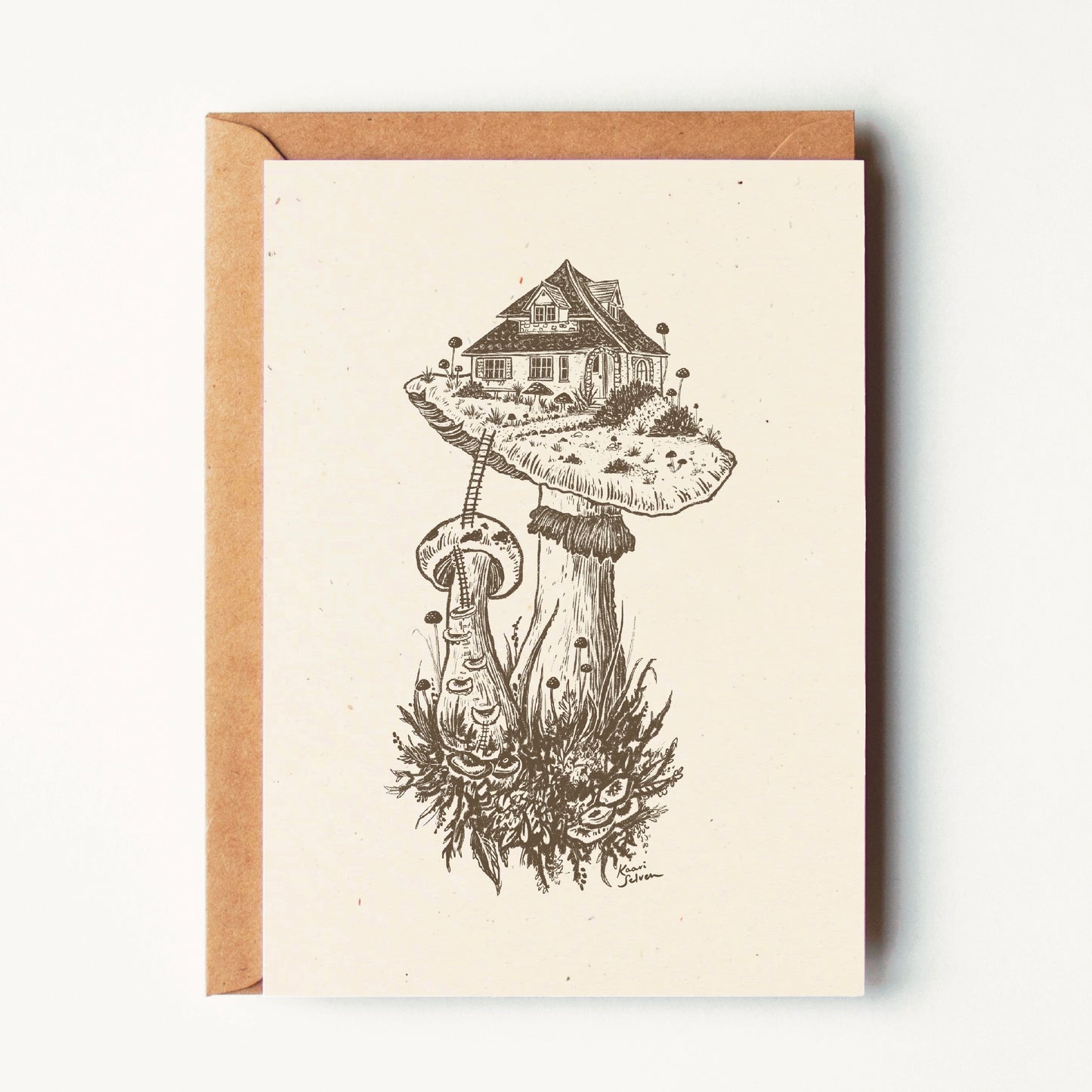 Mushroom House II Greeting Card