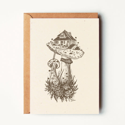 Mushroom House II Greeting Card