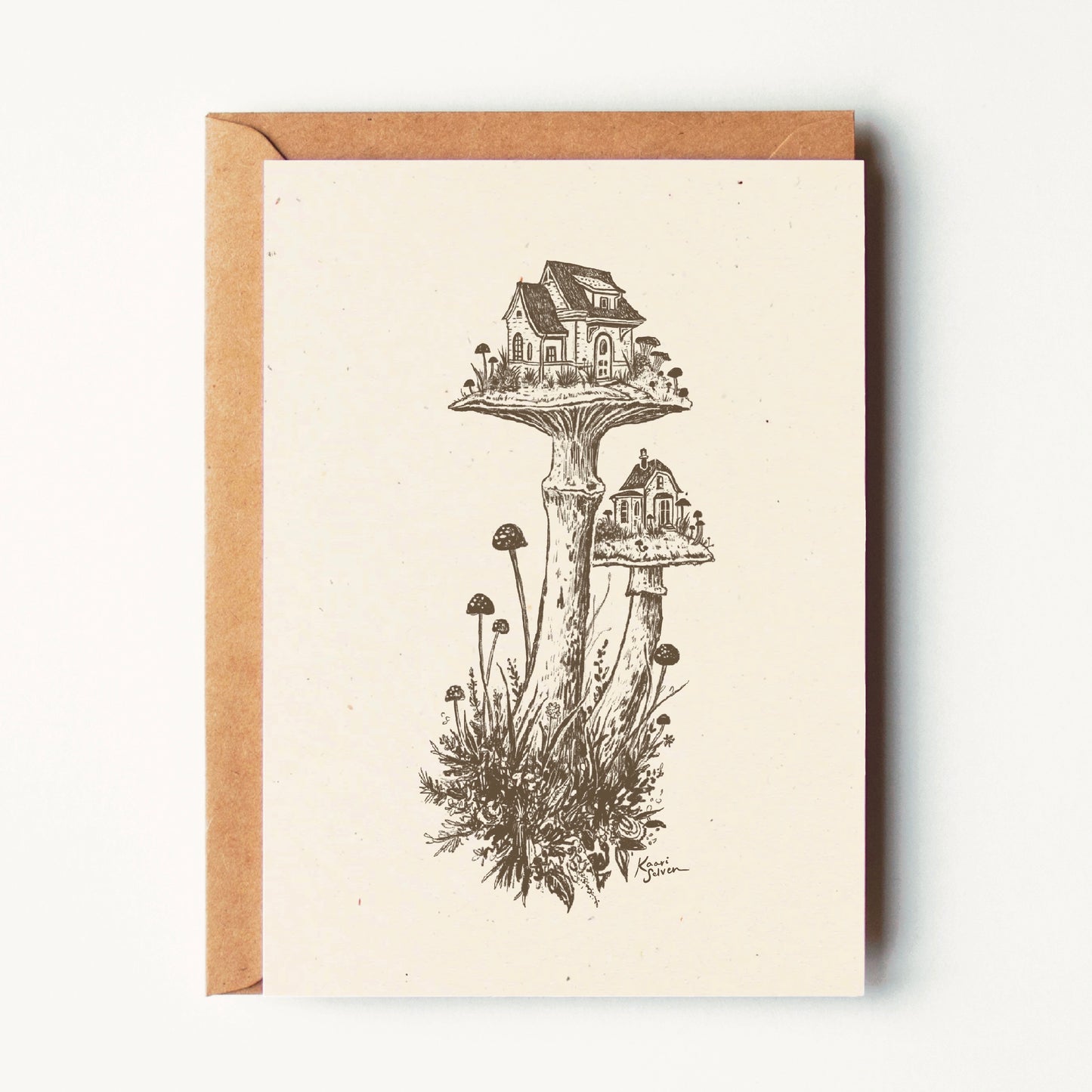 Mushroom House I Greeting Card
