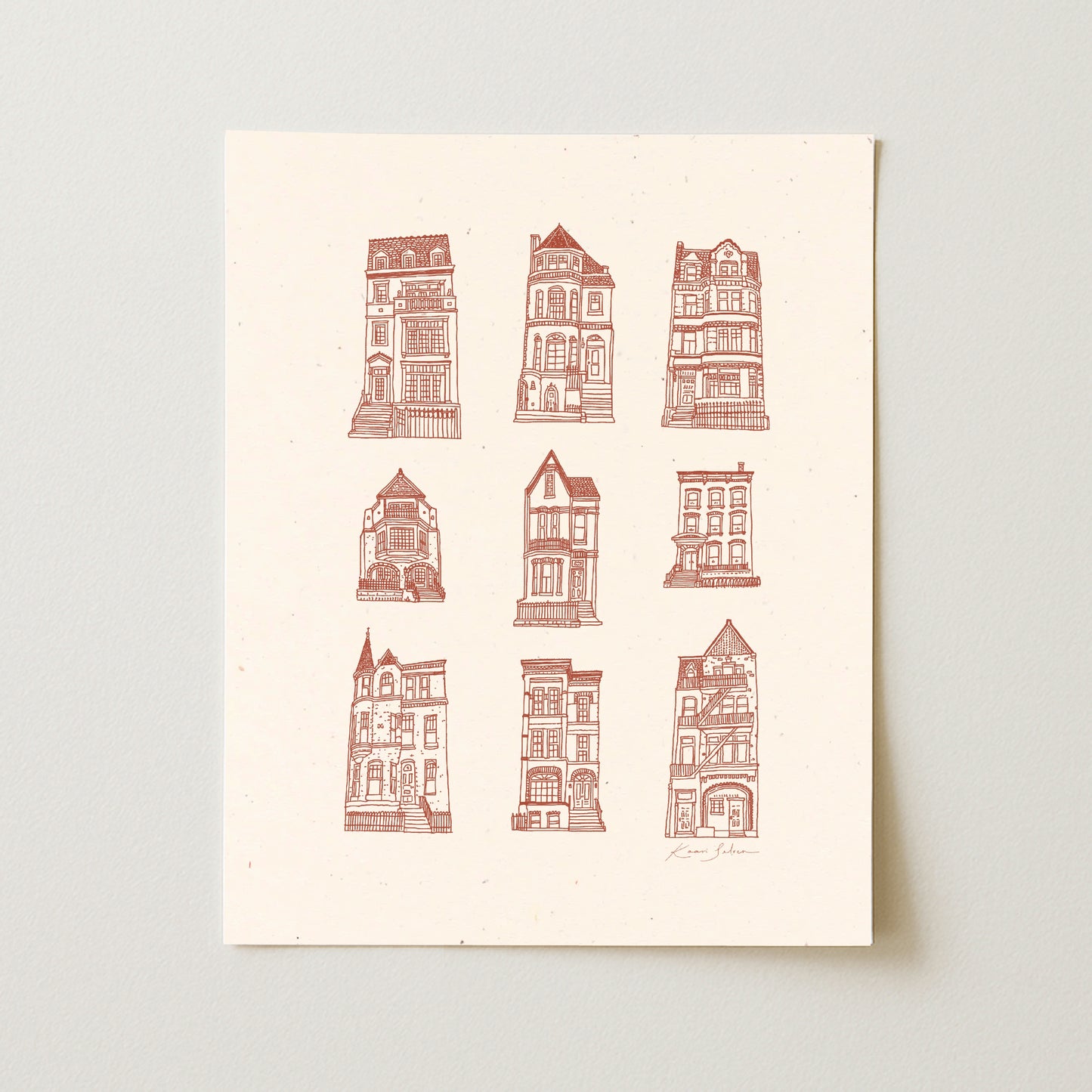 Houses of Chicago Art Print