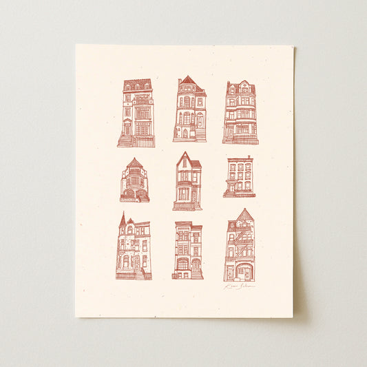 Houses of Chicago Art Print