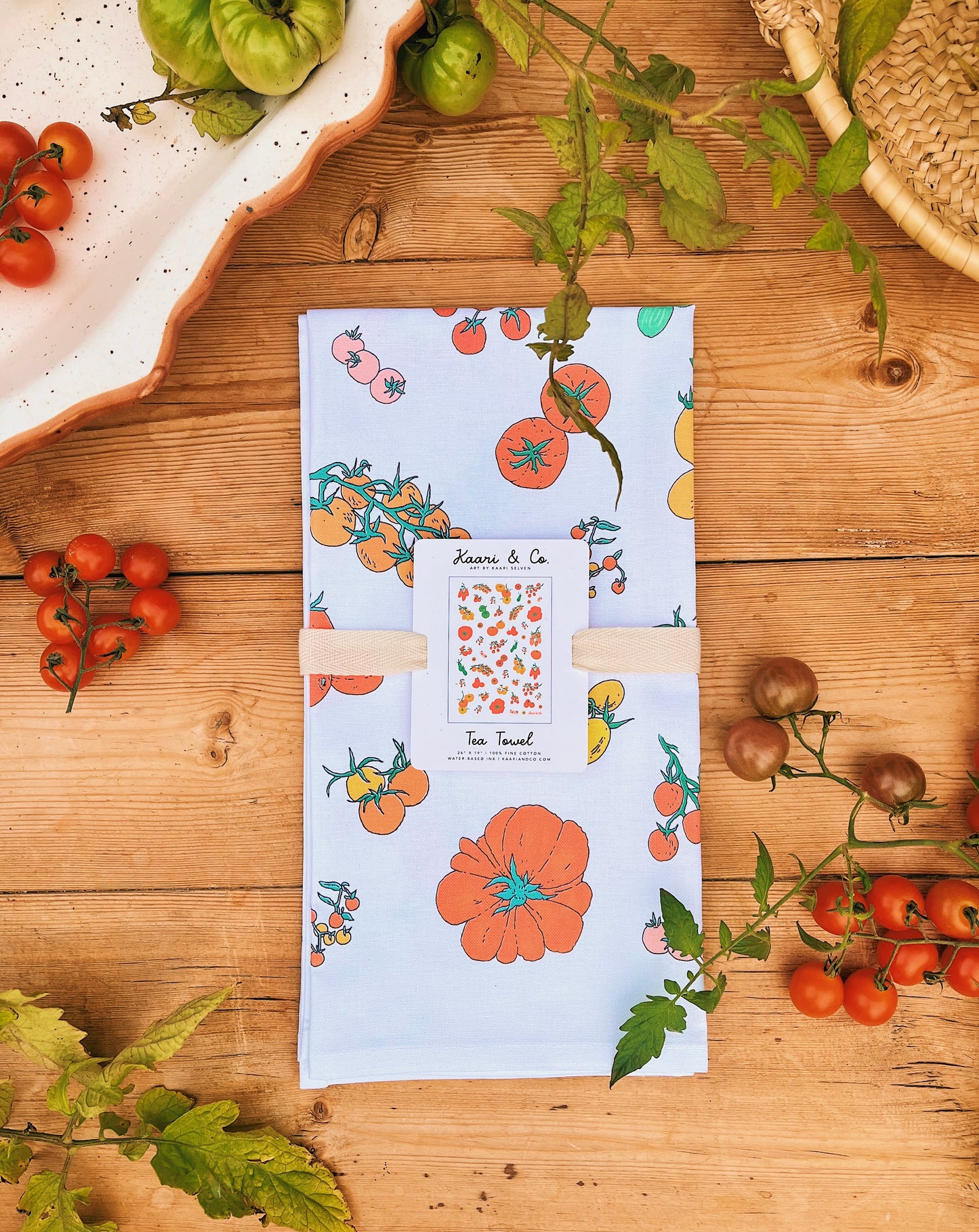 Set of Two Tea Towels