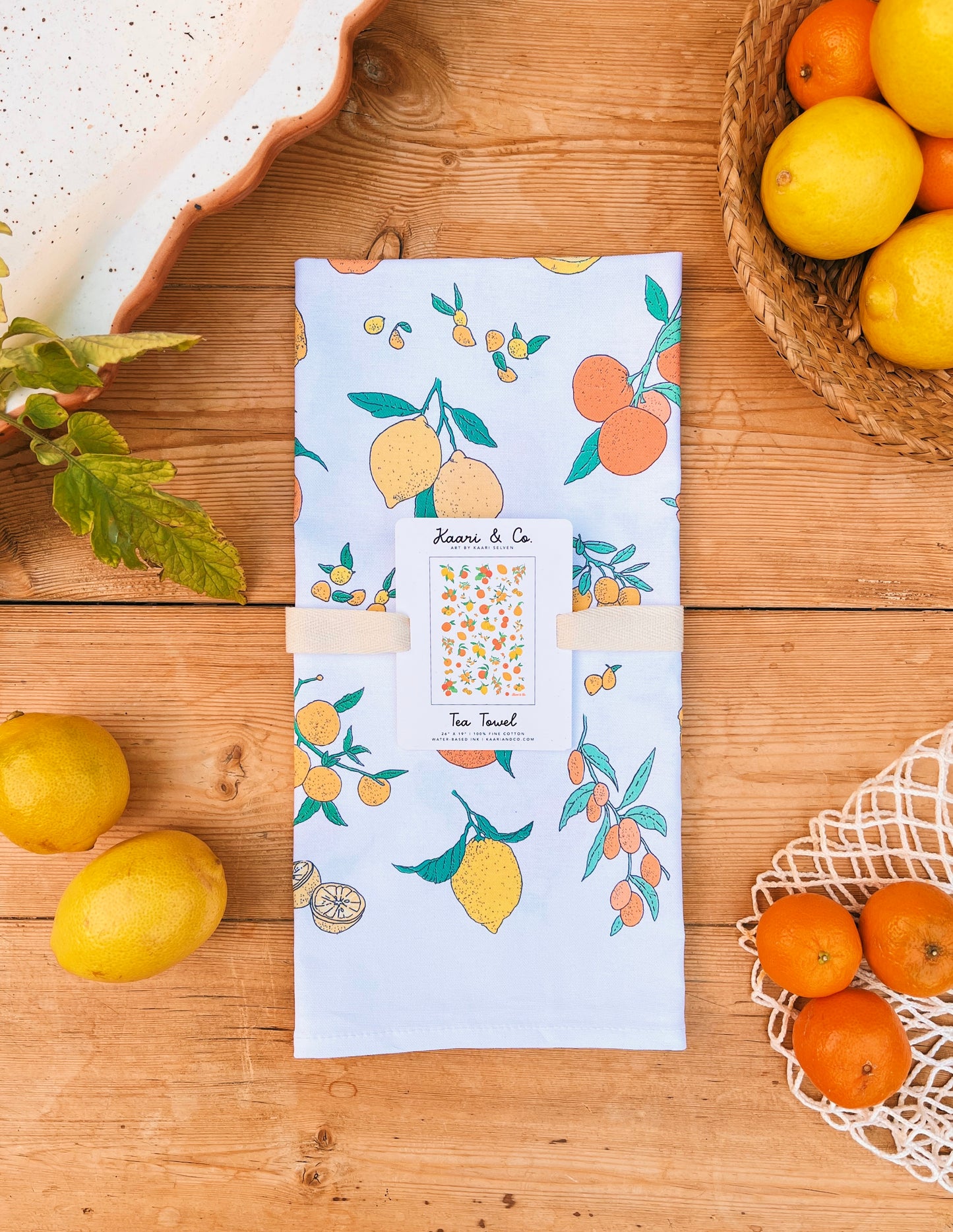 Set of Two Tea Towels