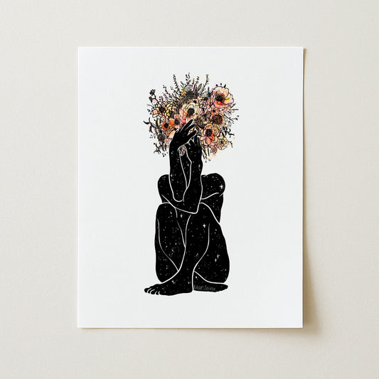 Bouquet Pose Art Print