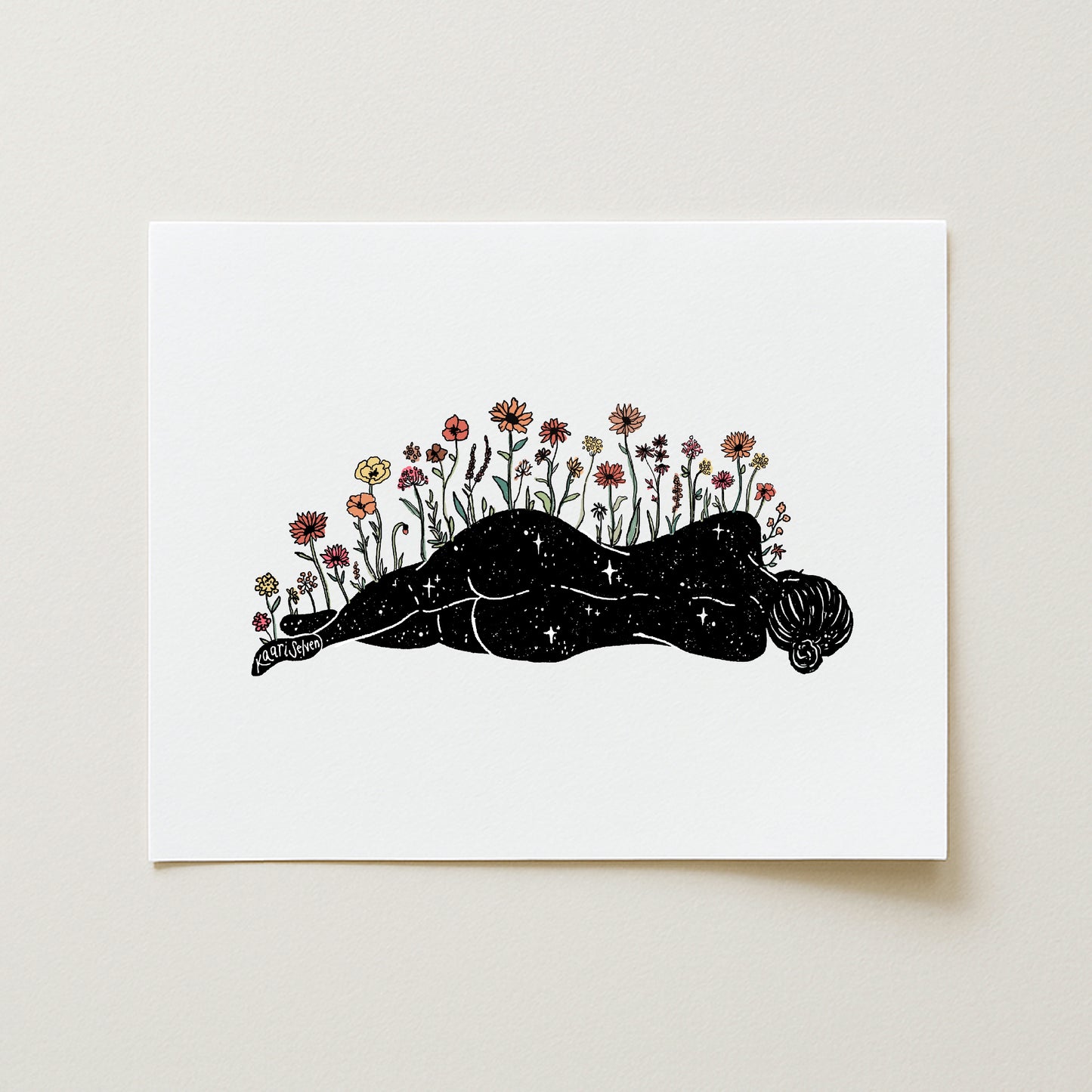 She Grows Art Print