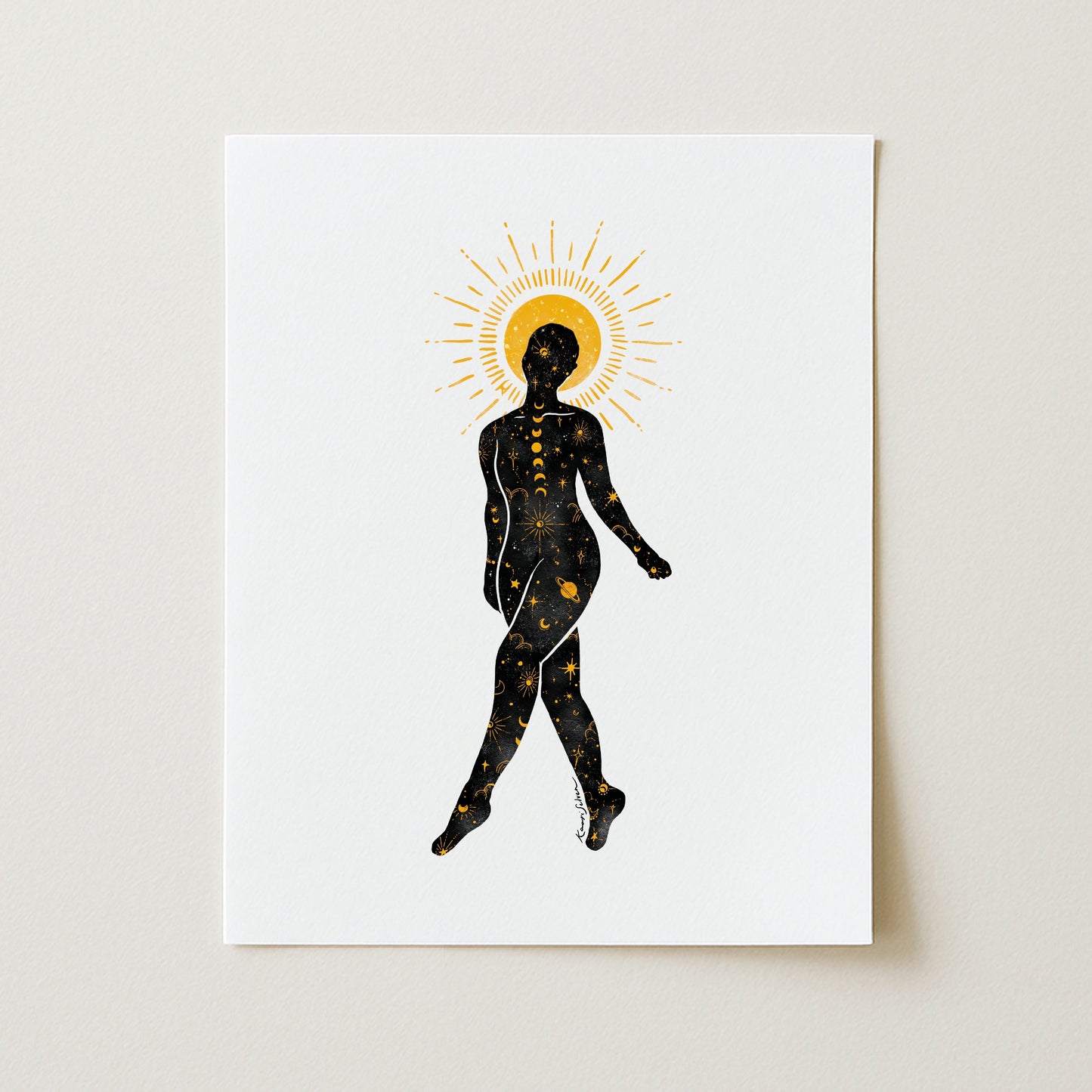 Celestial Woman Art Print