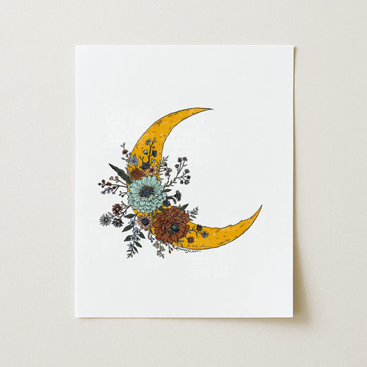 Lunar Bloom Art Print