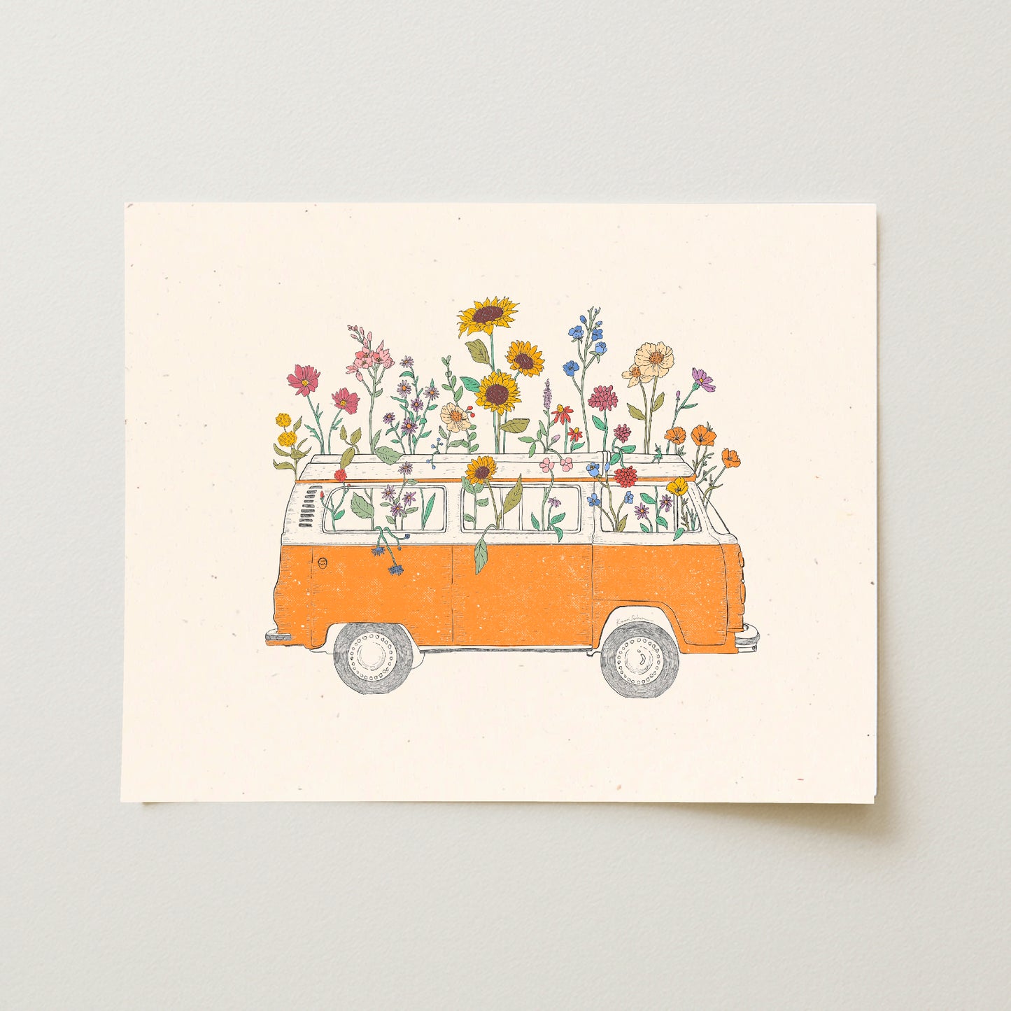 Flowering Van Art Print