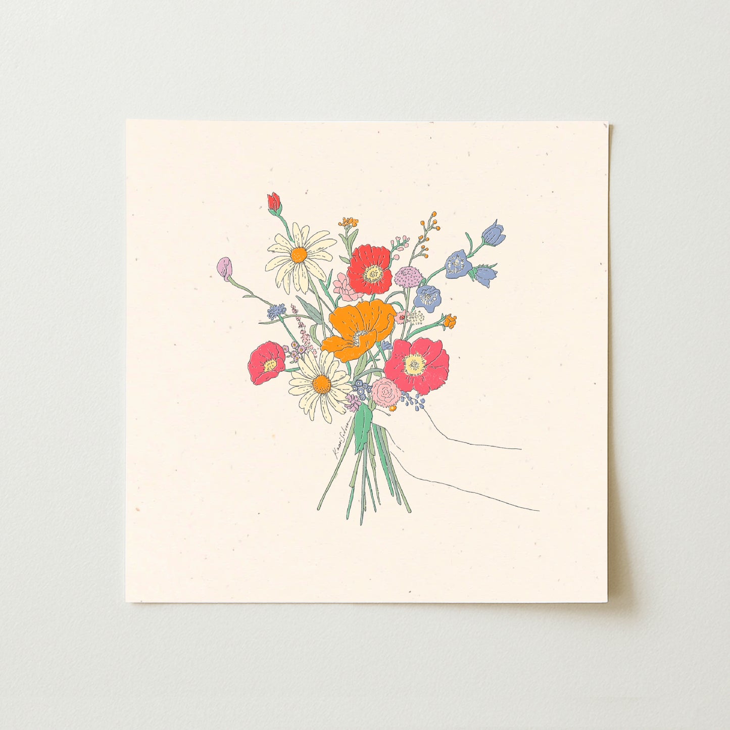 Floral Bouquet I Art Print