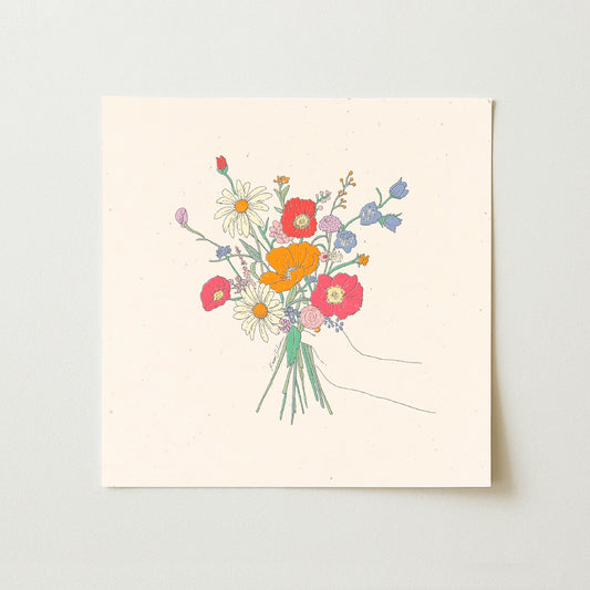 Floral Bouquet I Art Print