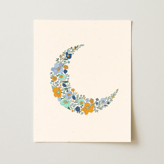 Moon Blossoms Art Print