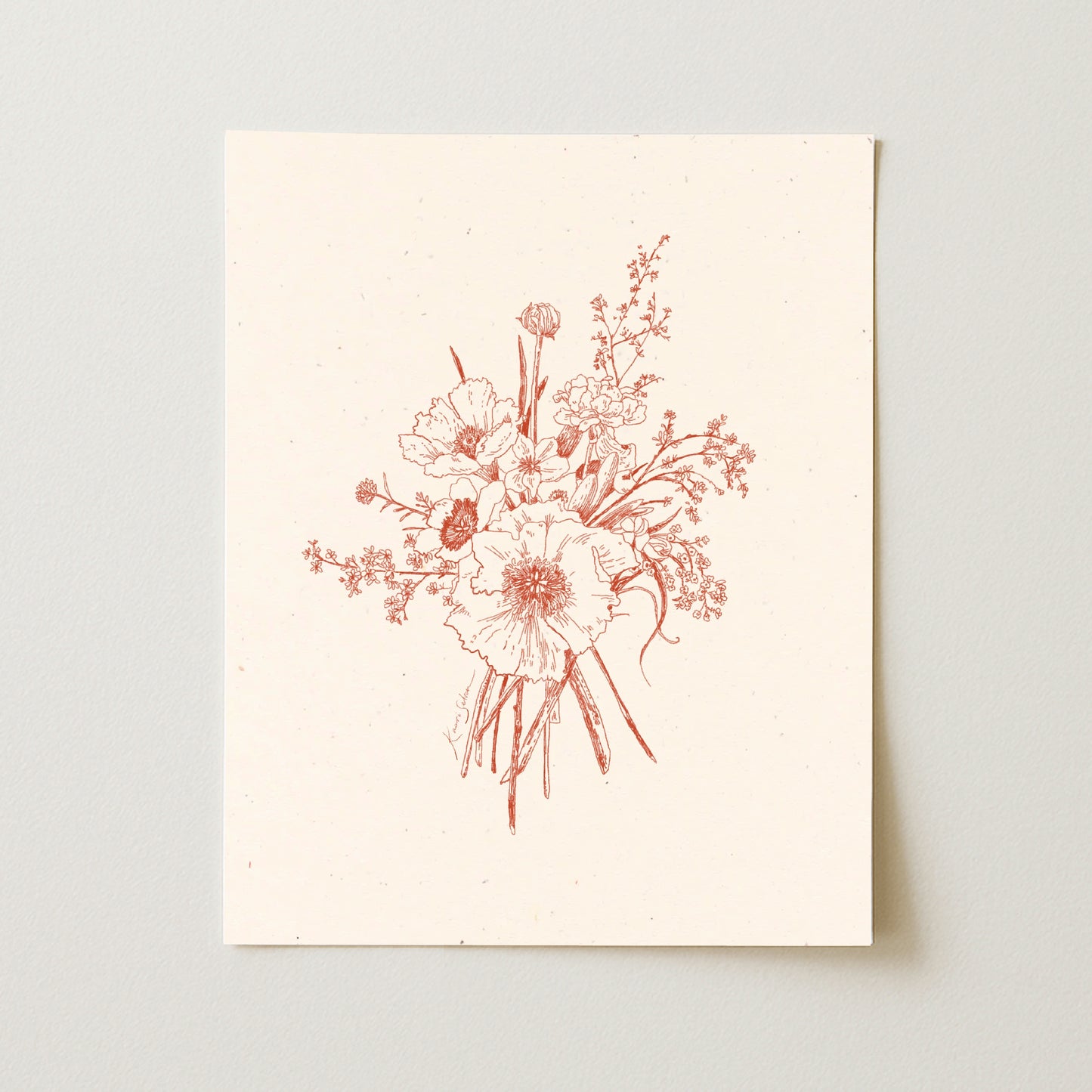 Floral Study I Art Print
