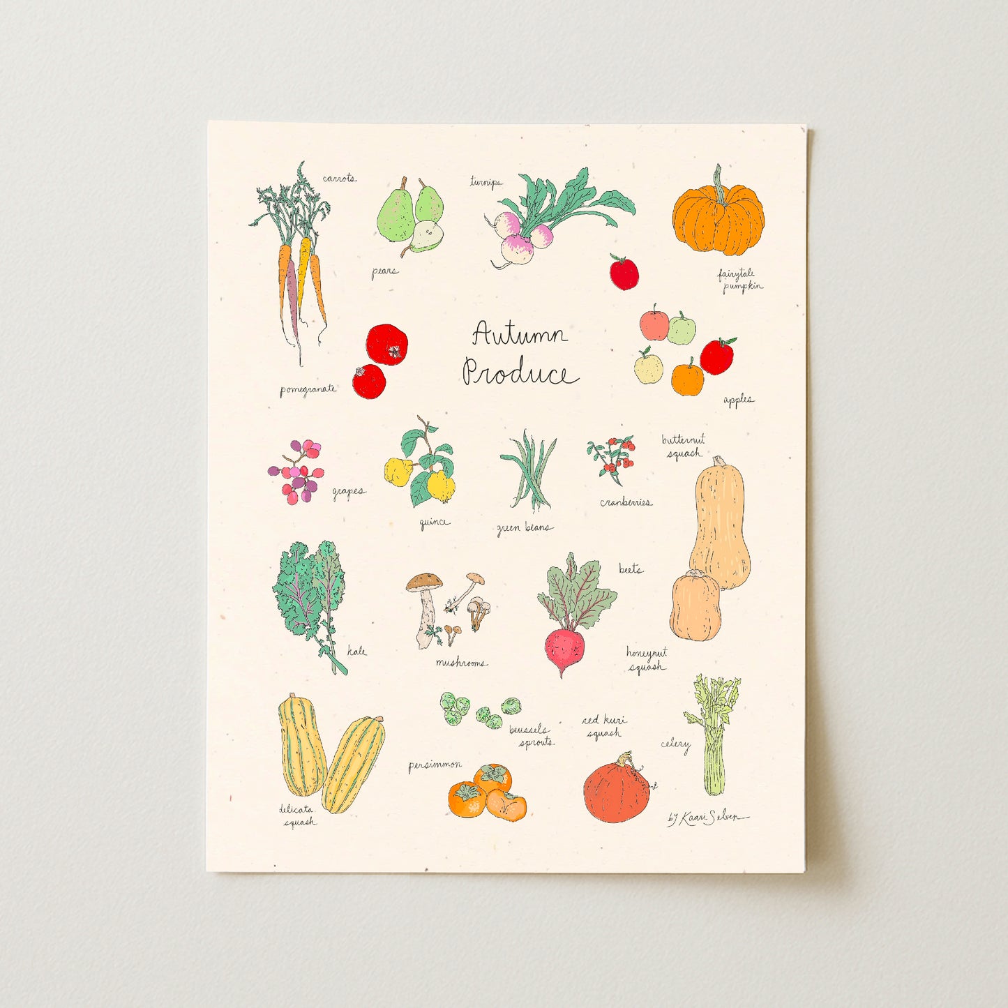 Autumn Produce Art Print