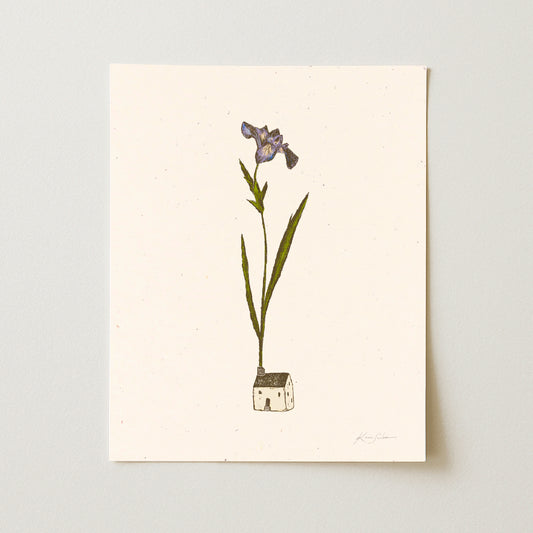 Little House in Bloom I Art Print