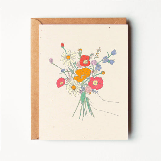 Floral Bouquet Greeting Card