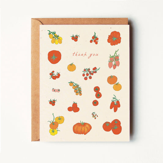 Thank You - Tomatoes Greeting Card