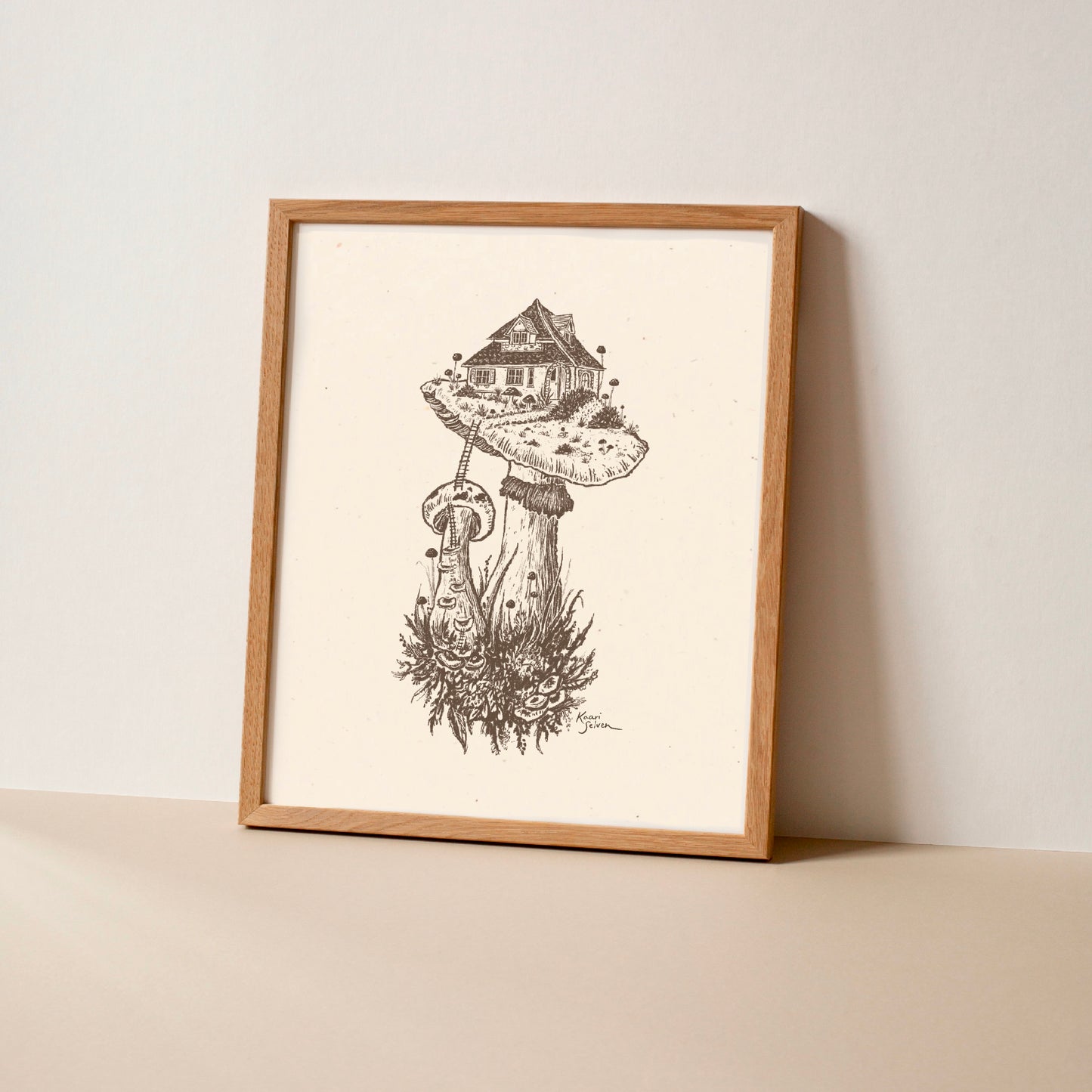 Mushroom House II Art Print - Open Edition