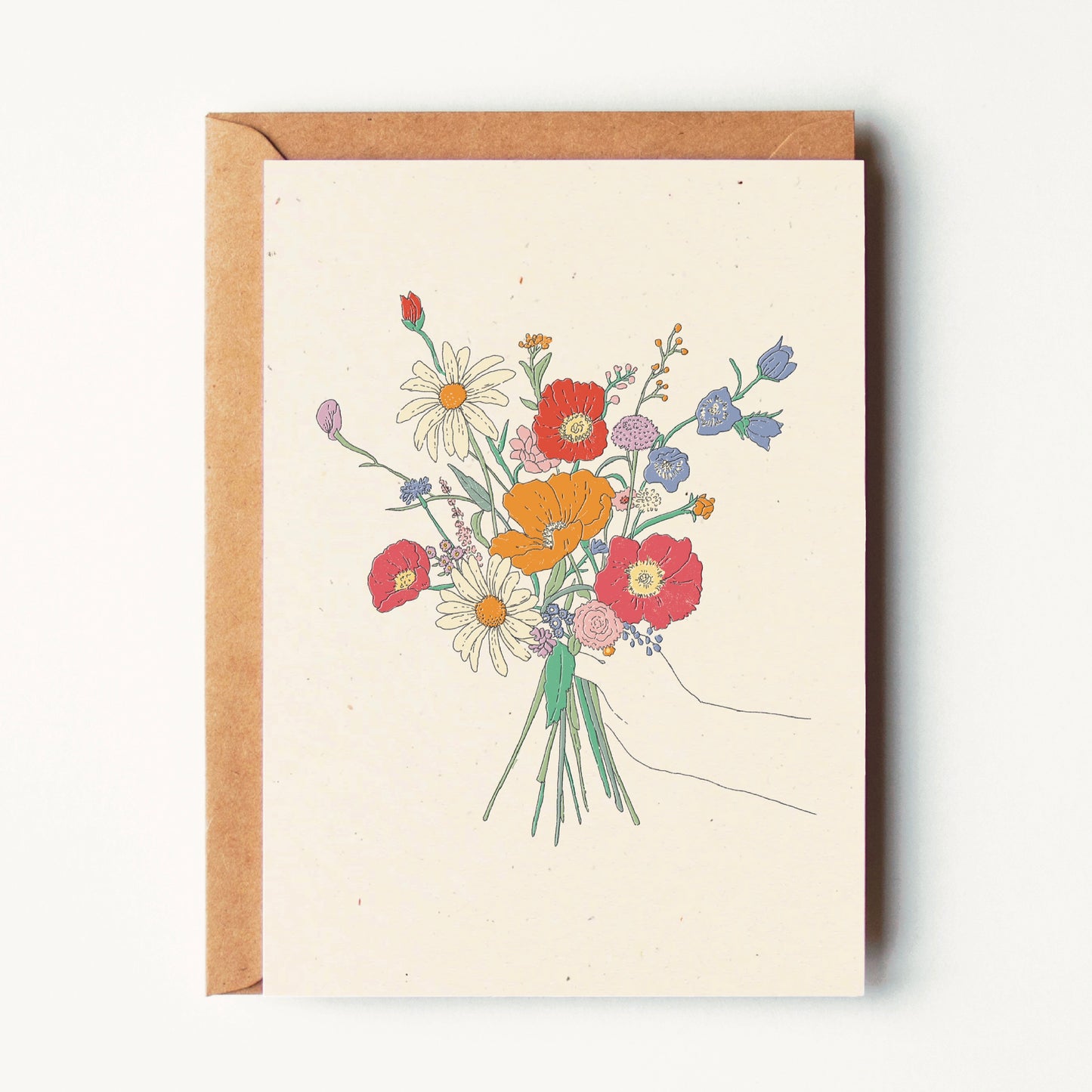 Floral Bouquet Greeting Card