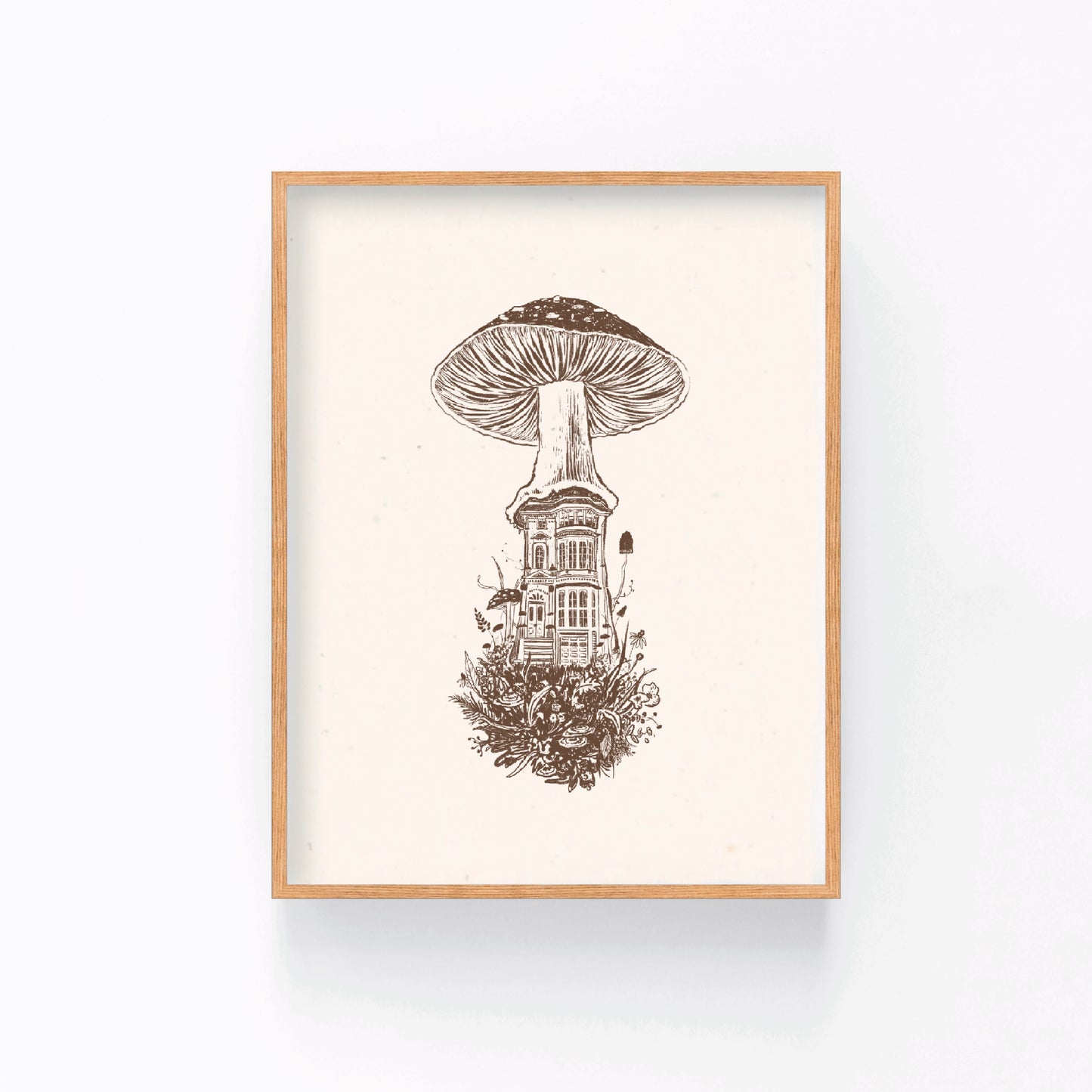 Mushroom House III Art Print - Open Edition