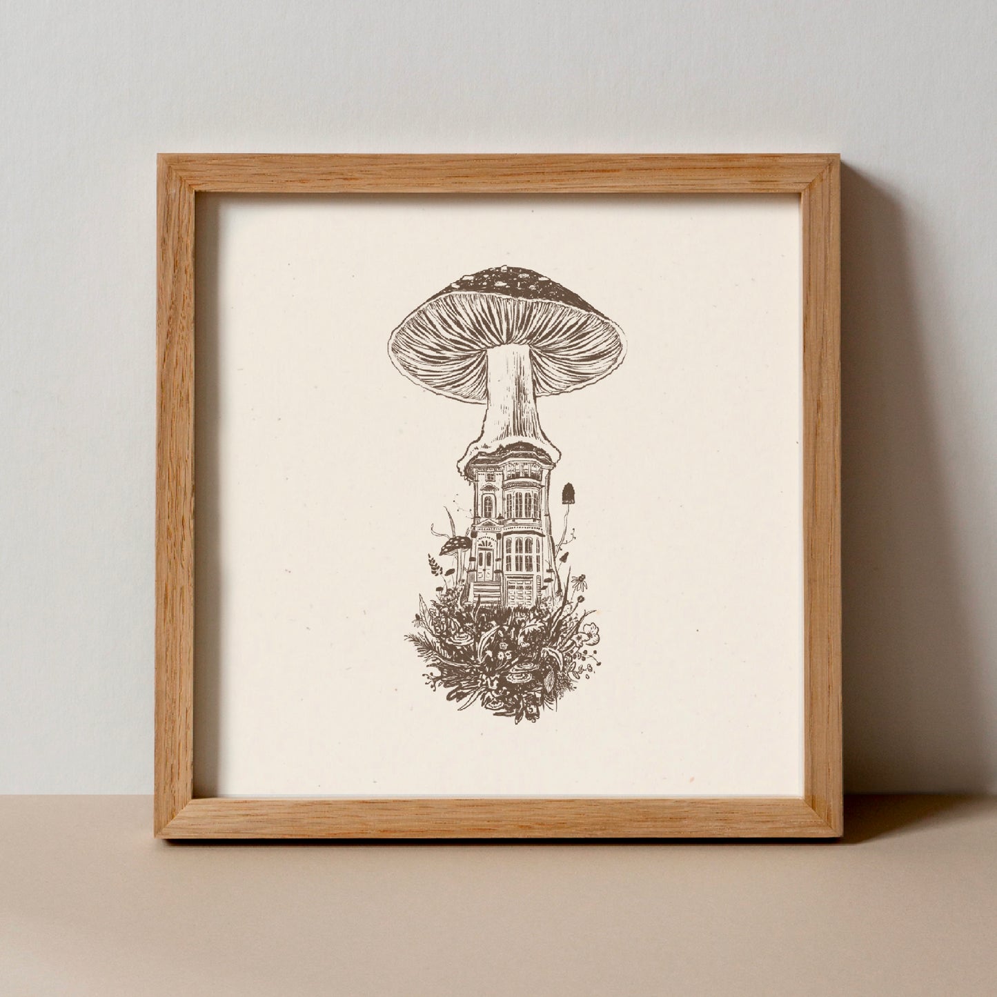 Mushroom House III Art Print - Open Edition