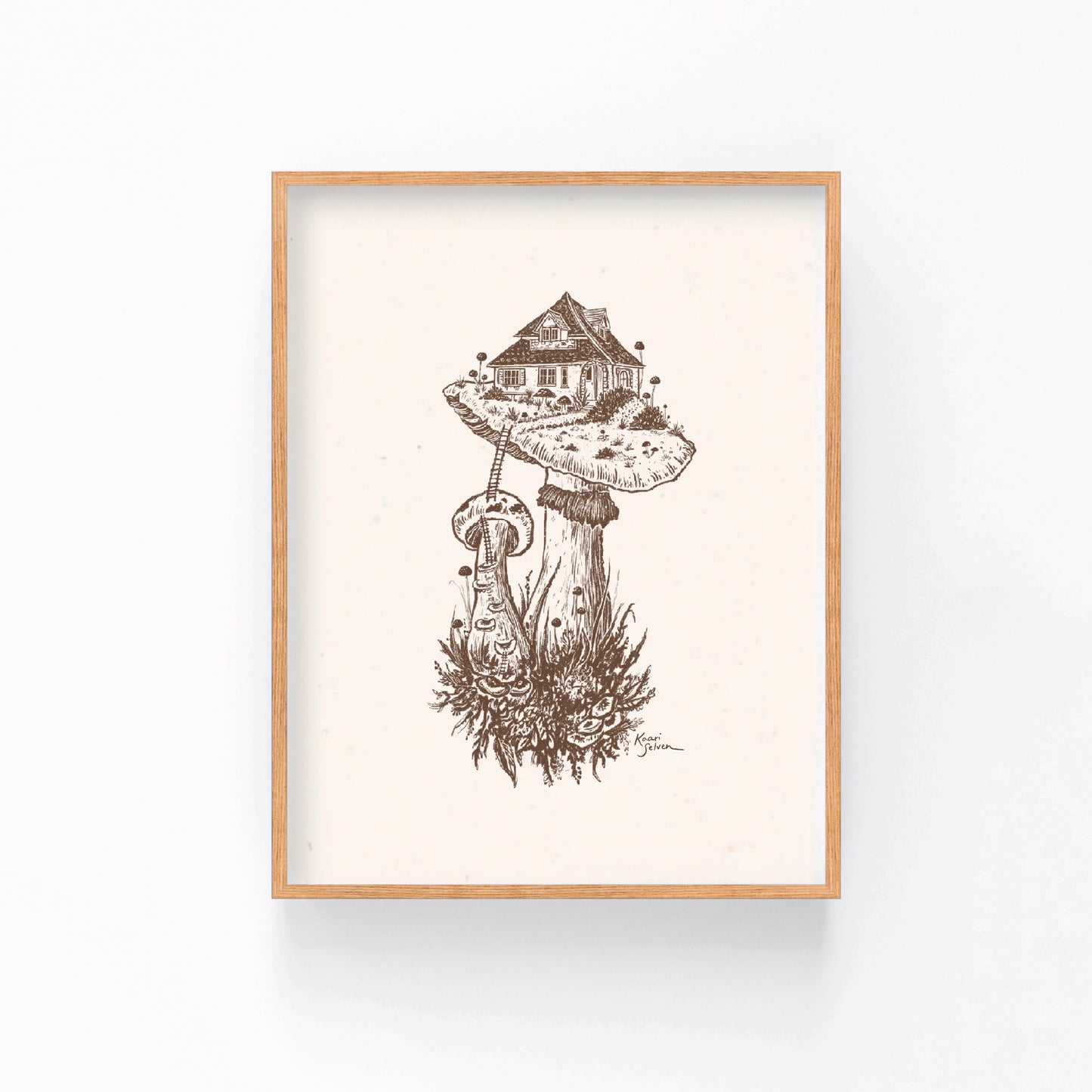 Mushroom House II Art Print - Open Edition