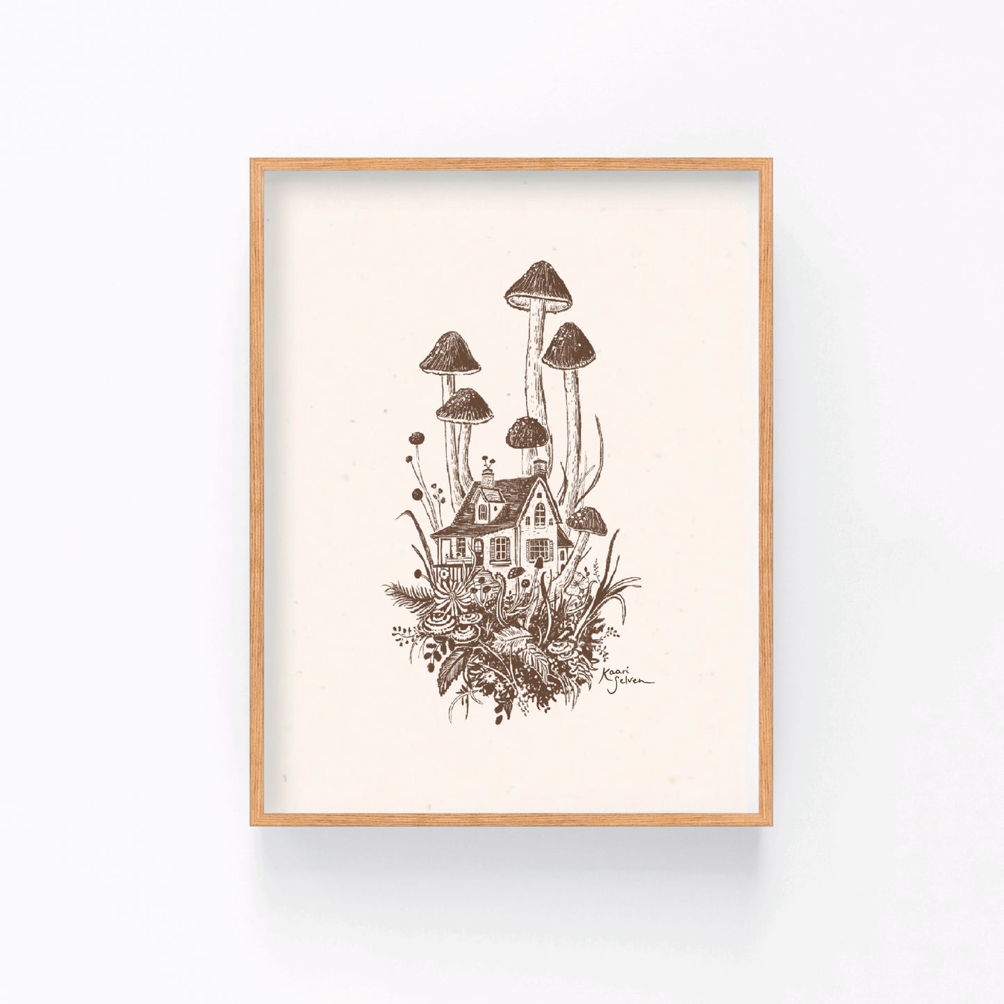 Mushroom House IV Art Print - Open Edition